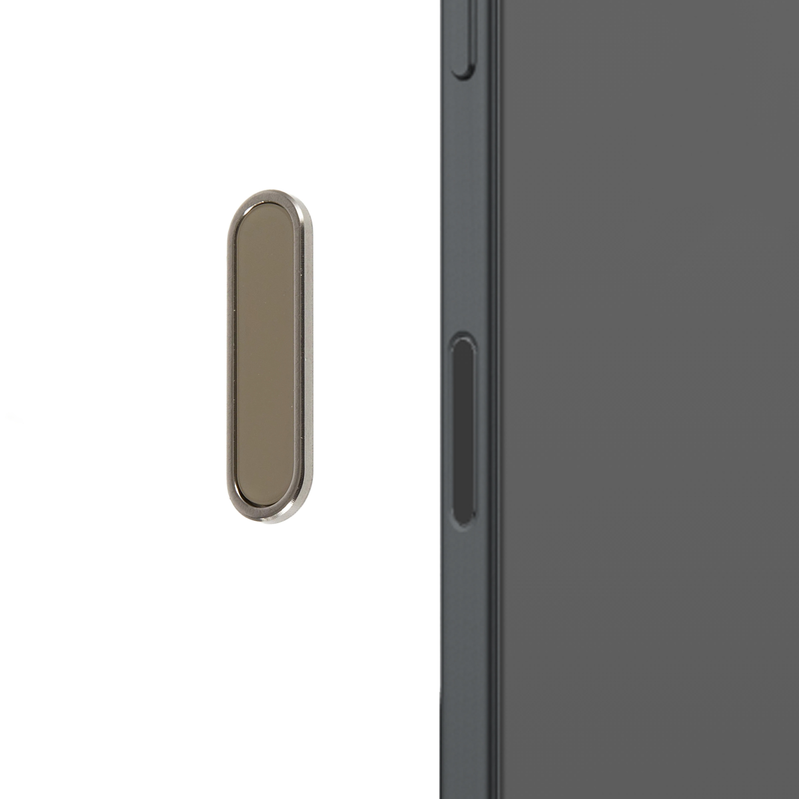 Camera Control Capture Button For iPhone 16 / 16 Plus / 16 Pro / 16 Pro Max Support Control Zoom Click Slide - Titanium Gold