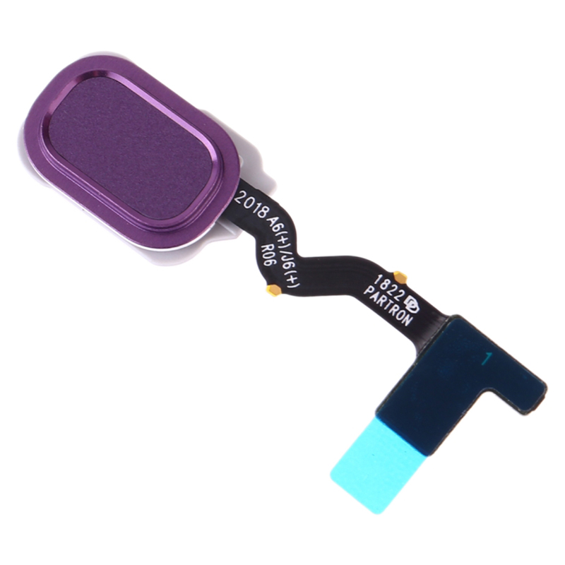 For Samsung Galaxy A6 (2018) A600 / A6+ (2018) A605 / J8 (2018) J810 / J6 (2018) J600 OEM Home Key Fingerprint Button Flex Cable Part (without Logo) -