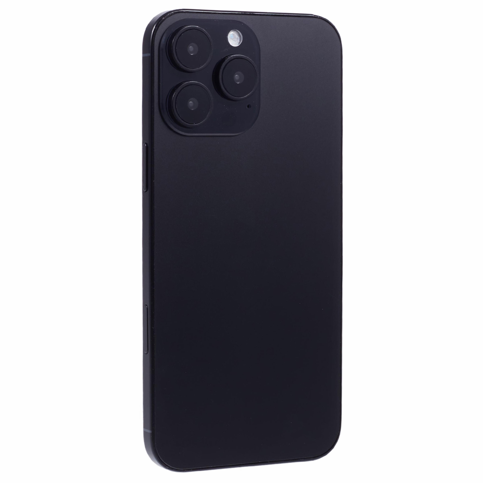 For iPhone 16 Pro Max Fake Phone Model Black Screen Not Real Smartphone Display (without Logo) - Black