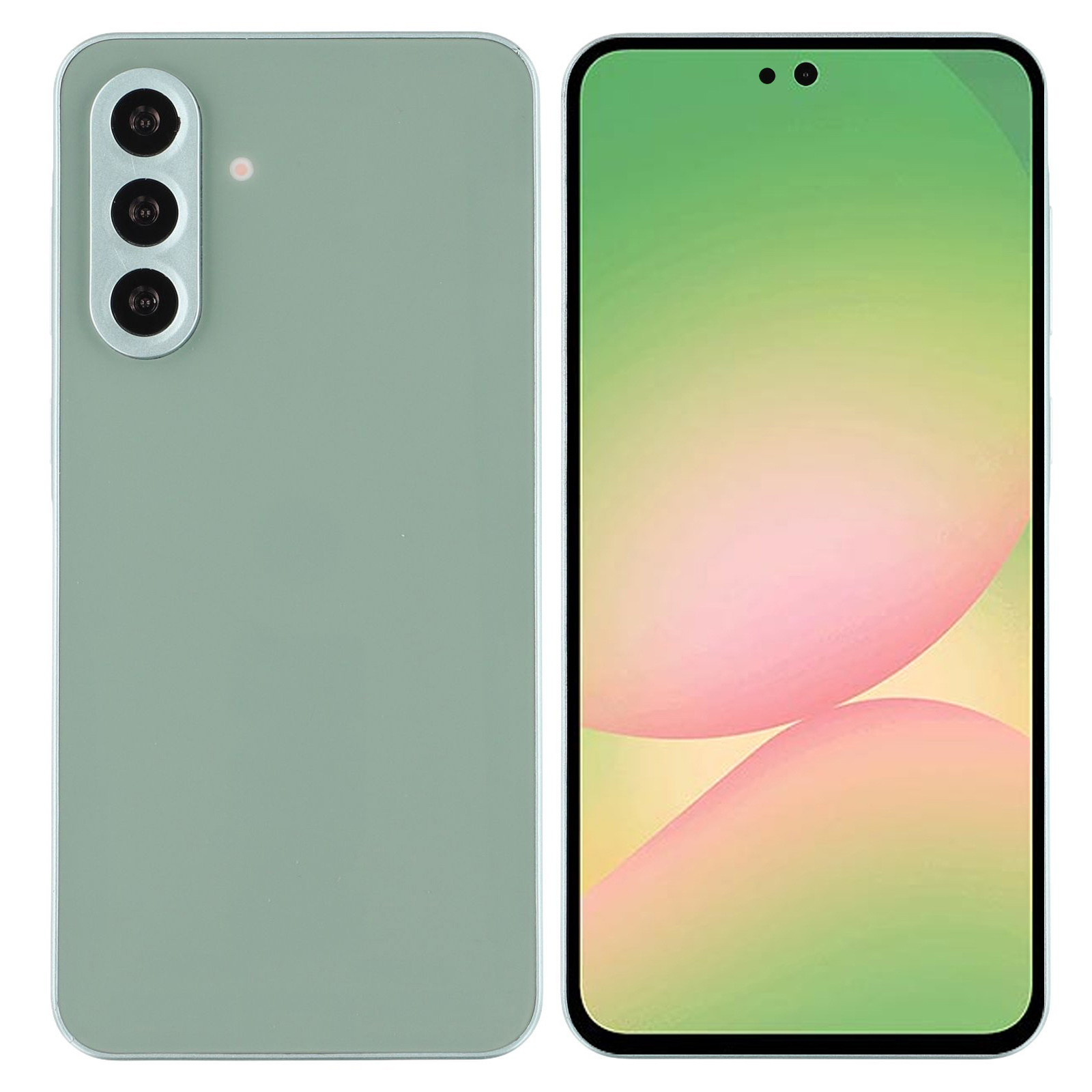 For Samsung Galaxy A56 5G Color Screen Dummy Phone Shooting Counter Display Toys (Without Logo) - Olive