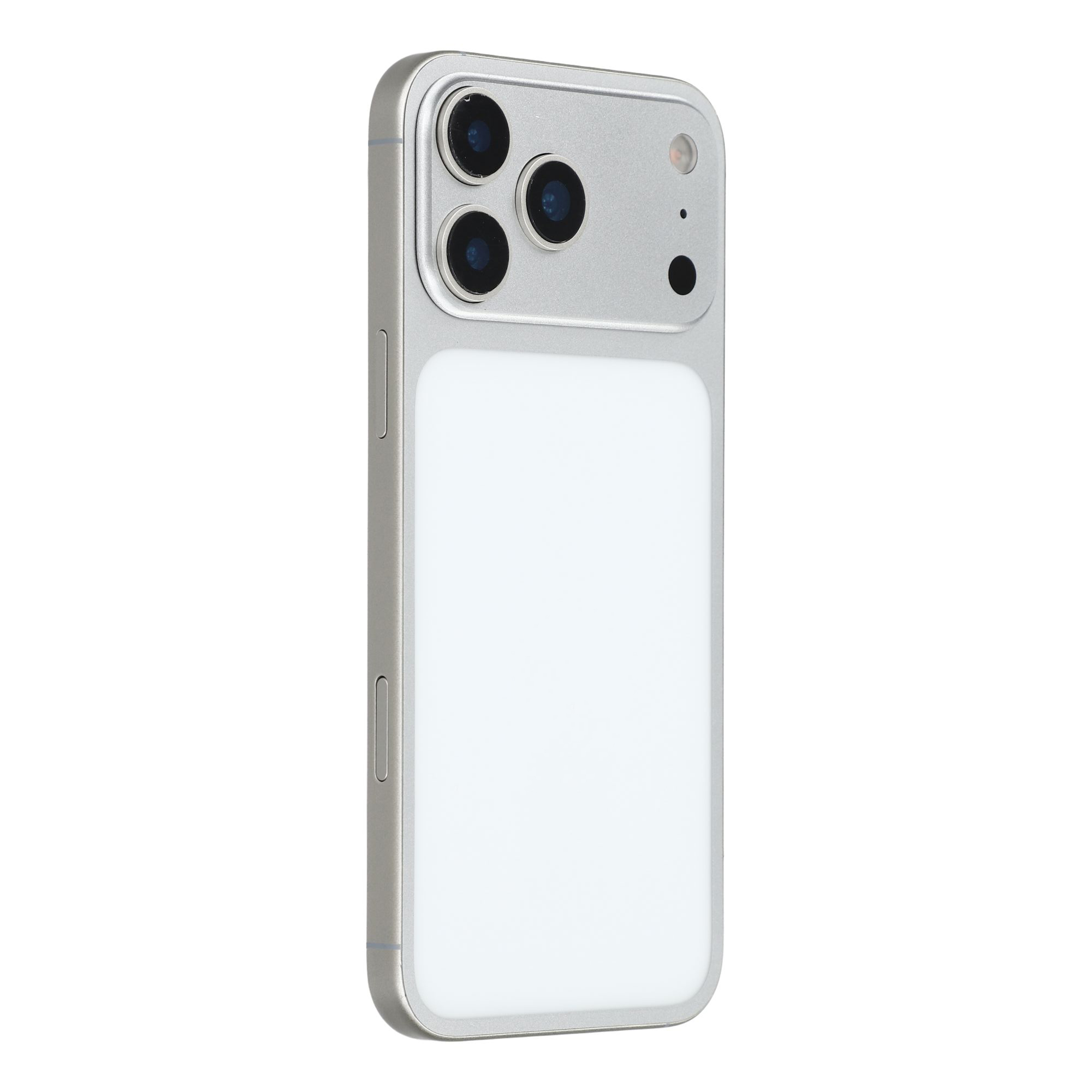 For iPhone 17 Pro Max Black Screen Fake Phone Model Not Real Smartphone Display (Without Logo) - White