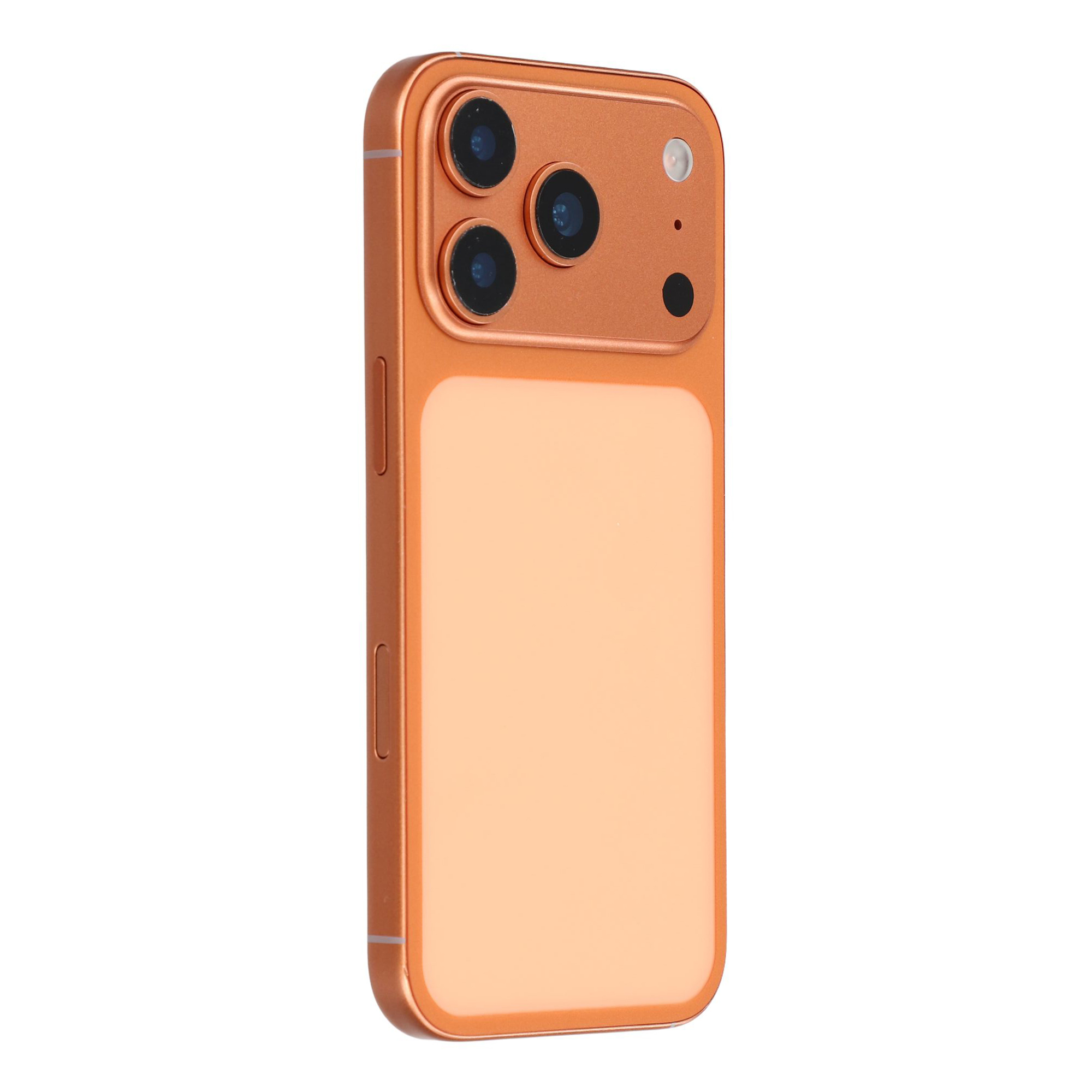 For iPhone 17 Pro Black Screen Fake Phone Model Not Real Smartphone Display (Without Logo) - Orange