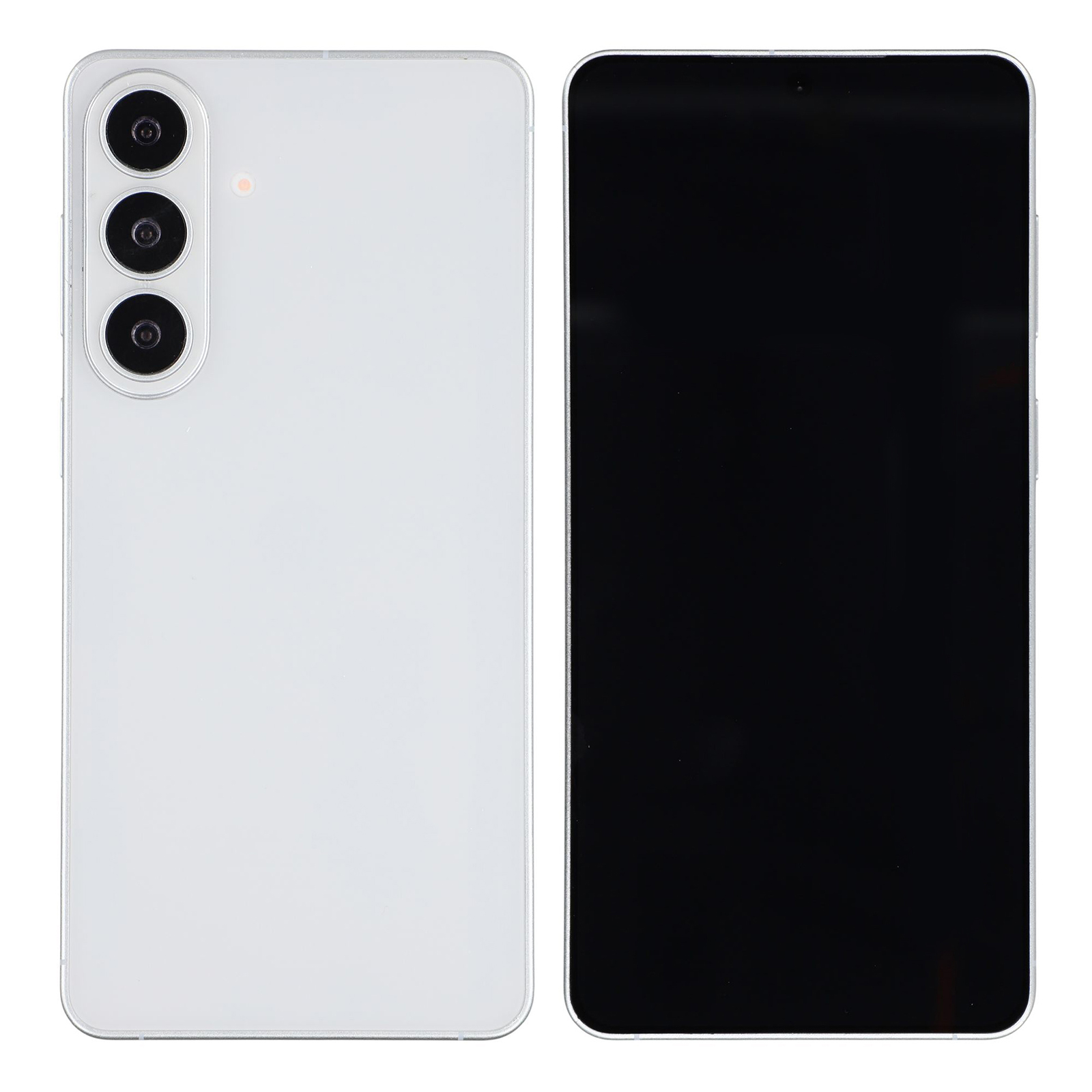 For Samsung Galaxy S26 Black Screen Fake Phone Model Not Real Smartphone Display (Without Logo) - White