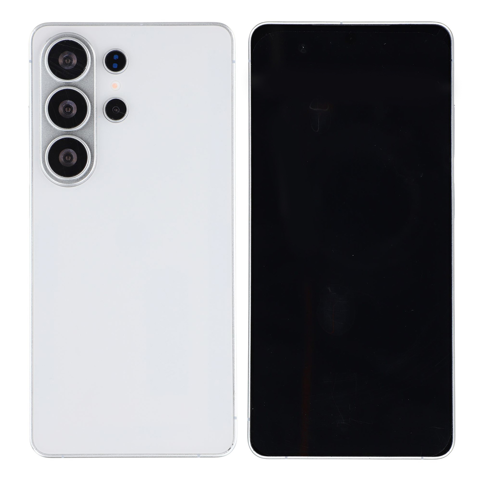 For Samsung Galaxy S26 Ultra Black Screen Fake Phone Model Not Real Smartphone Display (Without Logo) - White