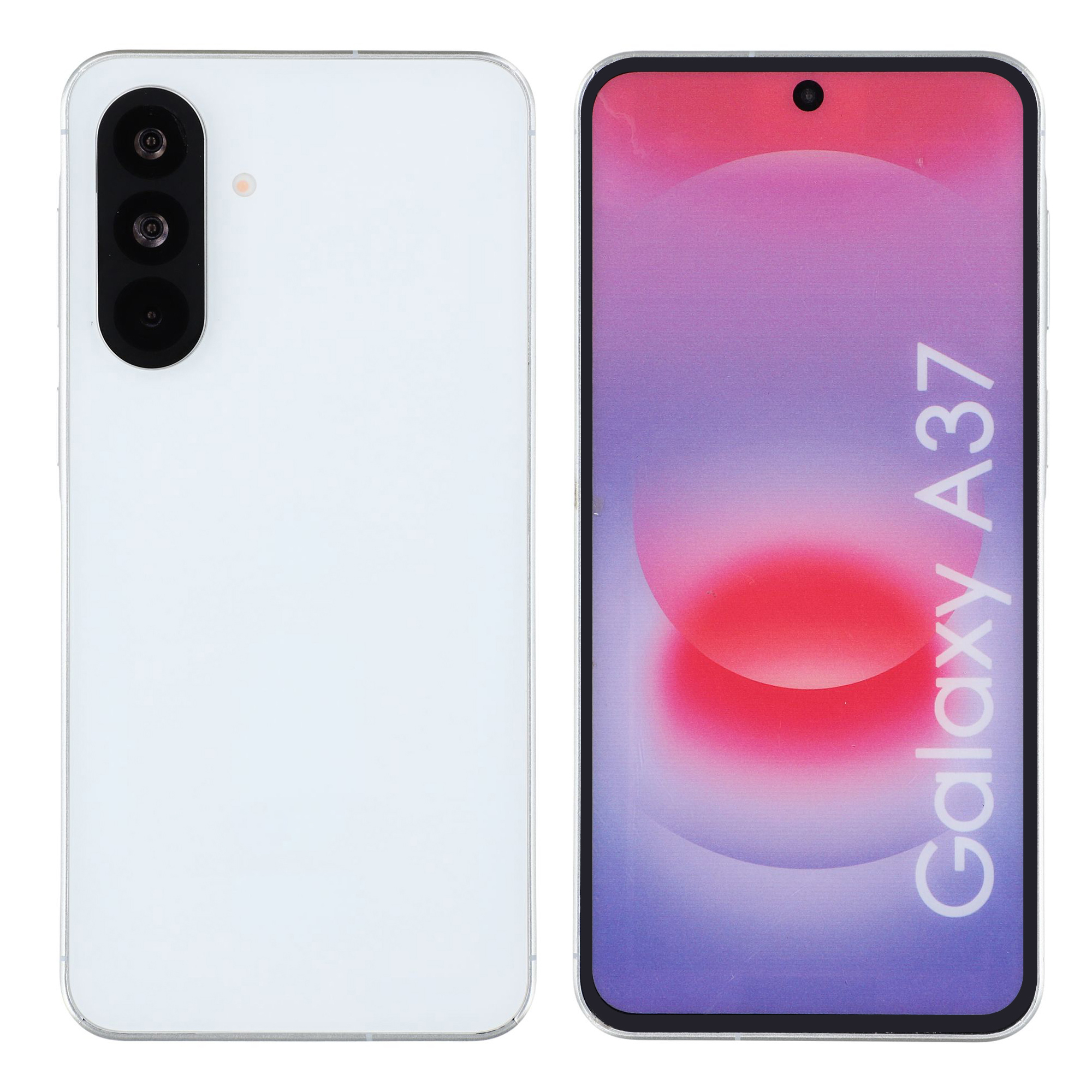 For Samsung Galaxy A37 5G Color Screen Dummy Phone Shooting Counter Display Toys (Without Logo) - White