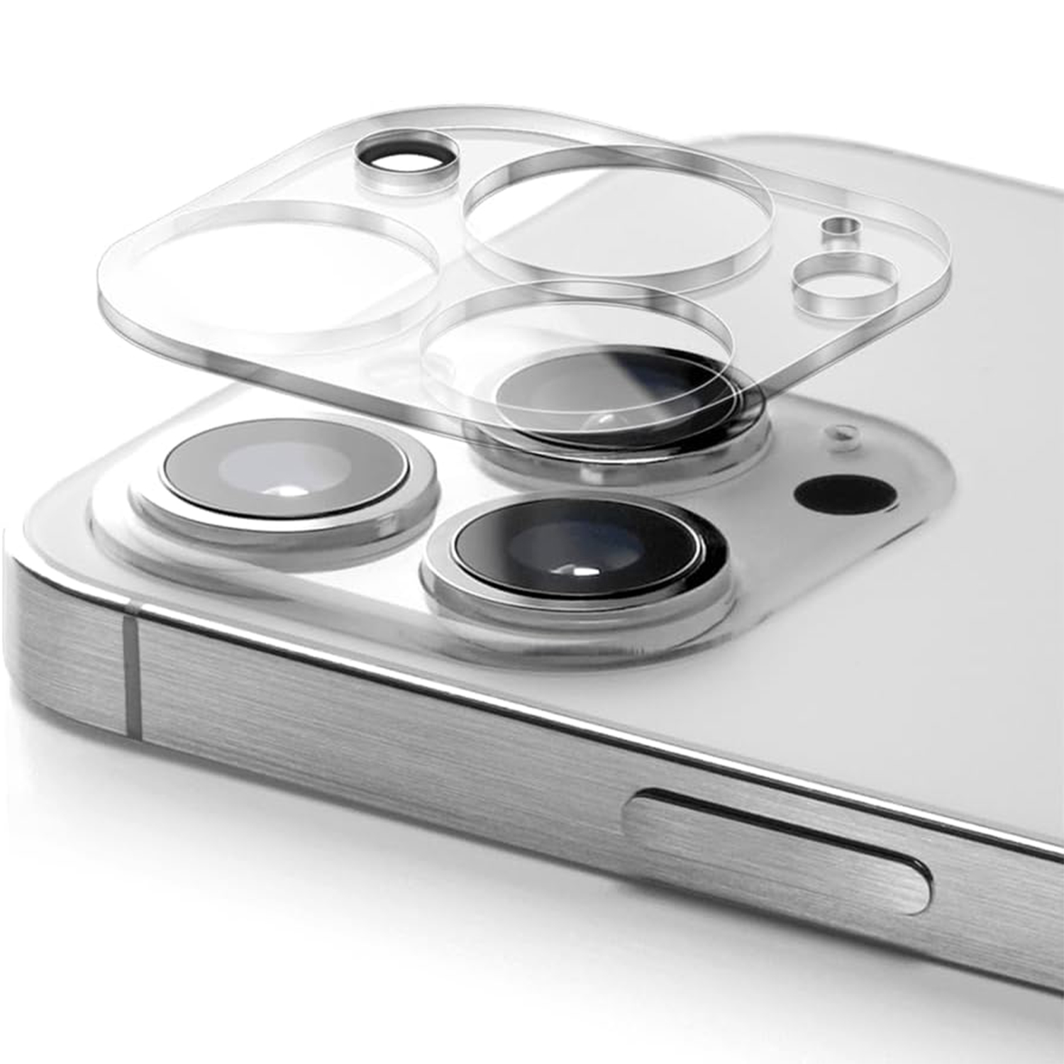 KALEBOL KLB-LPC001 For iPhone 16 Pro / 16 Pro Max One-Piece Phone Lens Film Clear Tempered Glass Lens Protector