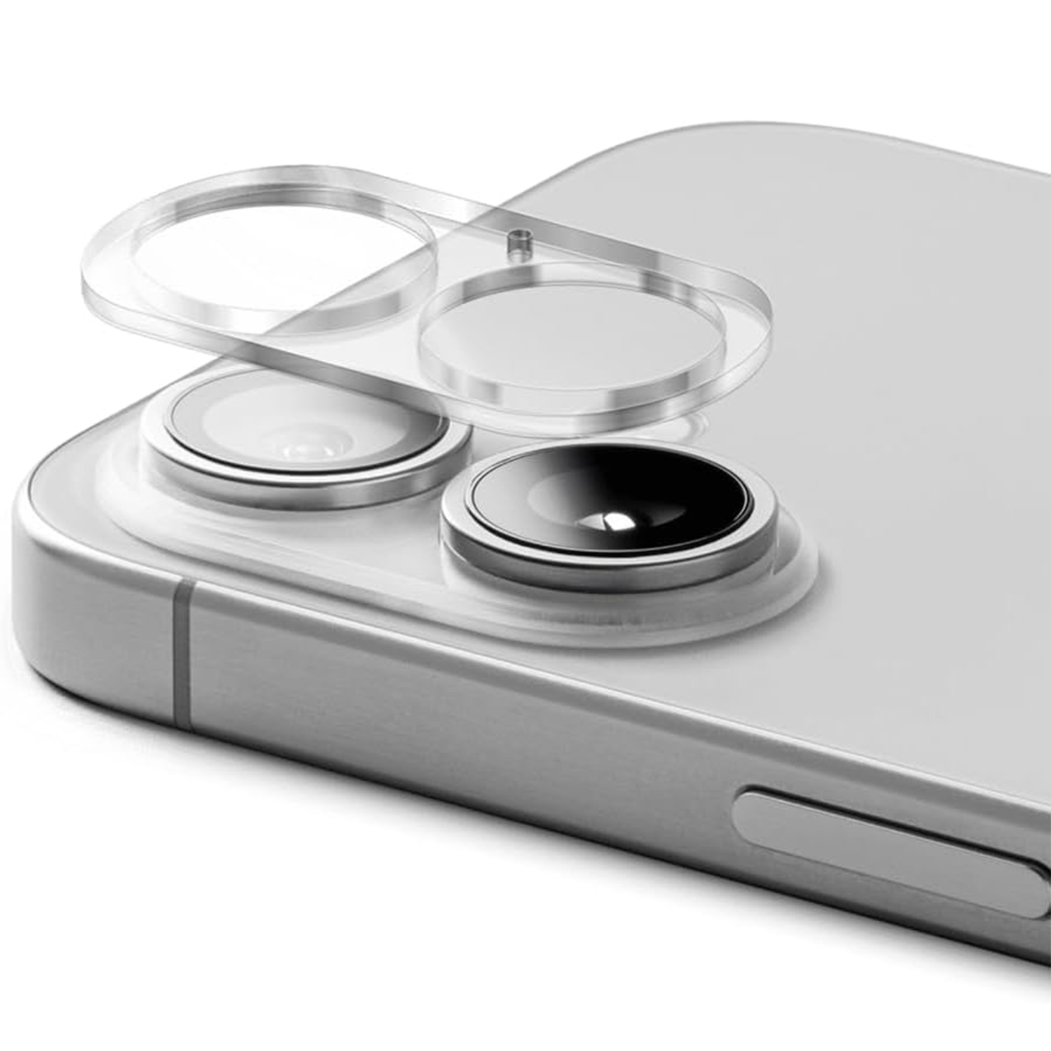 KALEBOL KLB-LPC001 For iPhone 16 / 16 Plus One-Piece Phone Lens Film Clear Tempered Glass Lens Protector