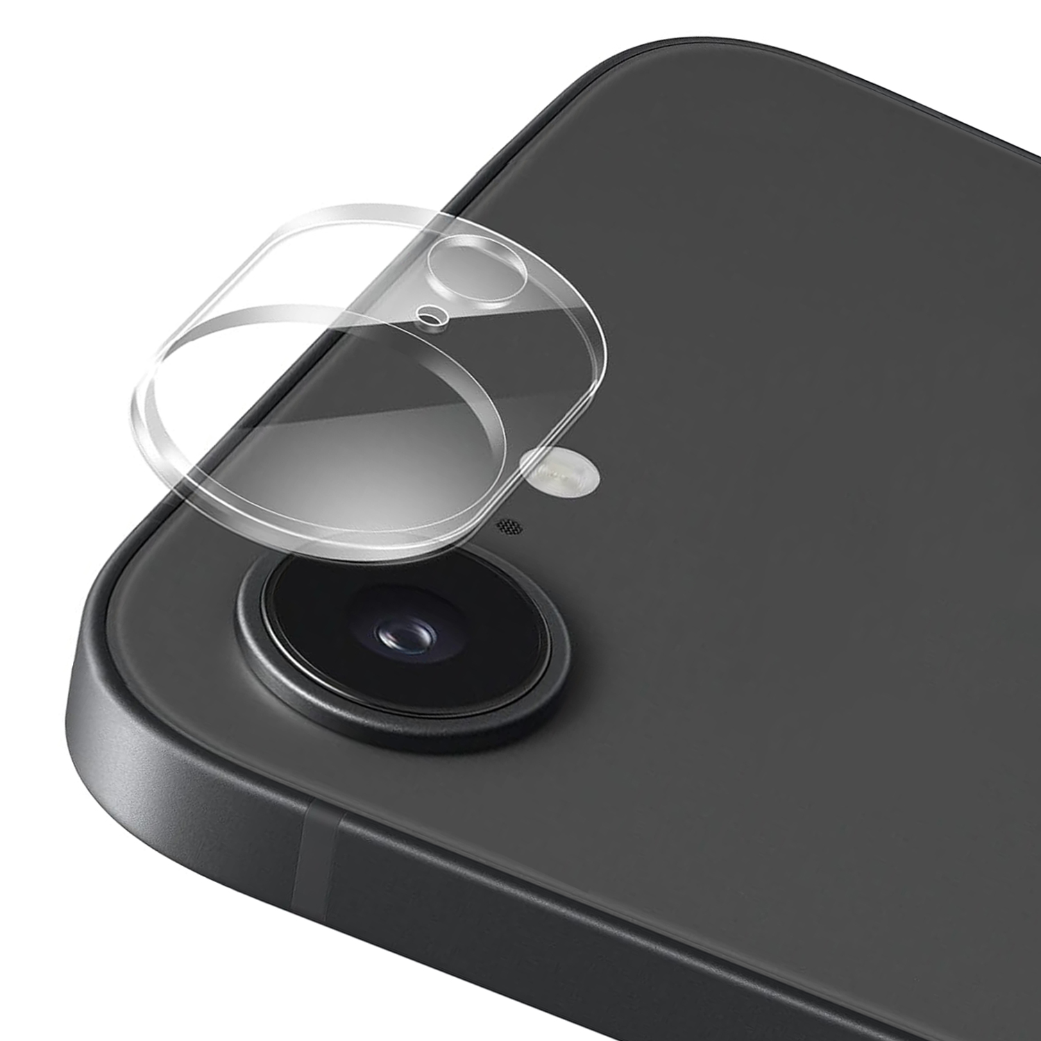 KALEBOL KLB-LPC001 For iPhone 17e / 16e One-Piece Phone Lens Film Clear Tempered Glass Lens Protector