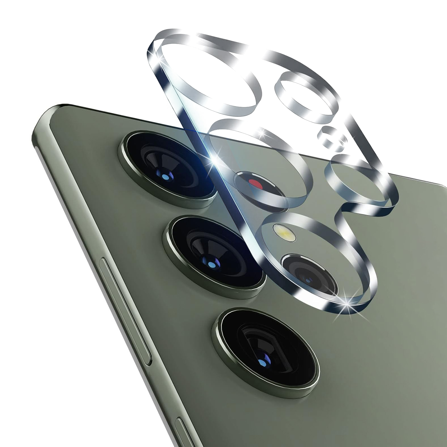 KALEBOL KLB-LPC001 For Samsung Galaxy S24 Ultra One-Piece Phone Lens Film Clear Tempered Glass Lens Protector