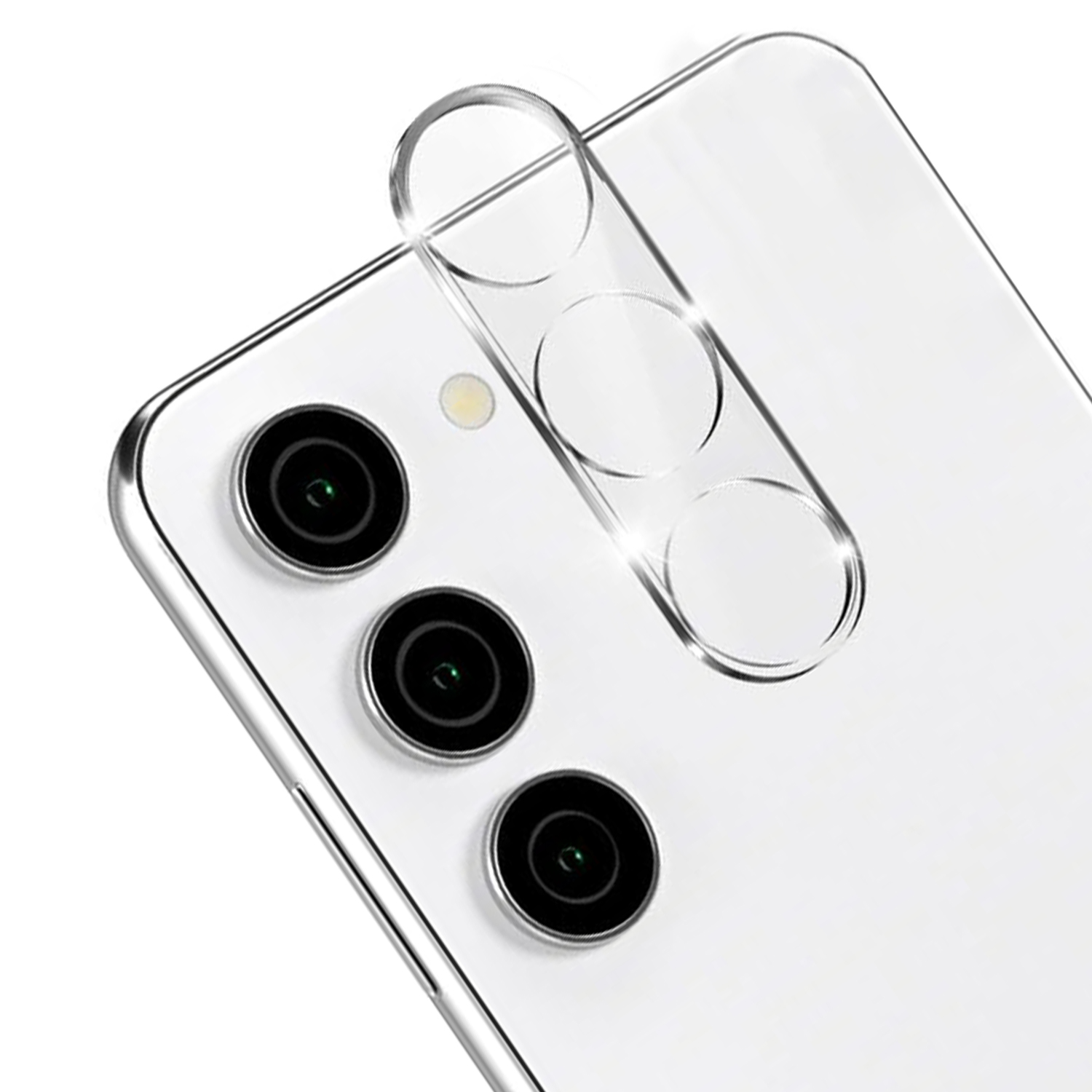 KALEBOL KLB-LPC001 For Samsung Galaxy S23+ One-Piece Phone Lens Film Clear Tempered Glass Lens Protector
