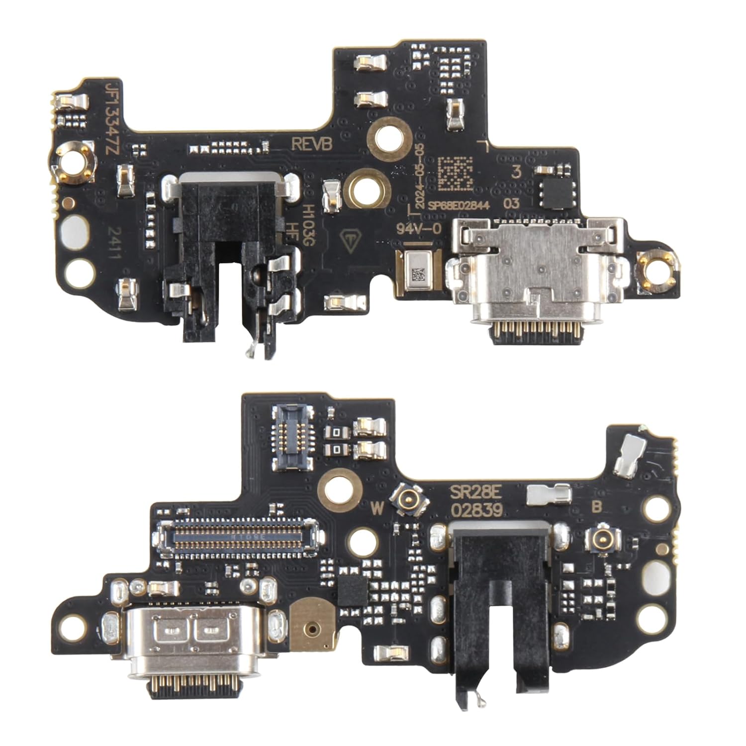For Motorola Moto G Stylus 5G (2024) XT2419-2 XT2419-1 XT2419 Dock Connector Charging Port Flex Cable Repair Part (Without Logo)