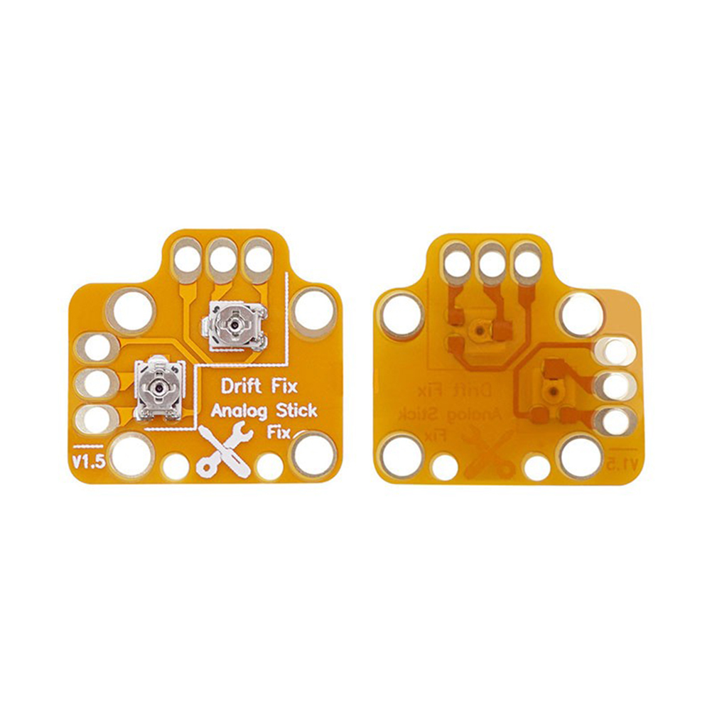 For Sony PlayStation 5 / PlayStation 4 / Xbox One OEM Controller 3D Joystick Reset Calibrate Board (Without Logo) - Yellow