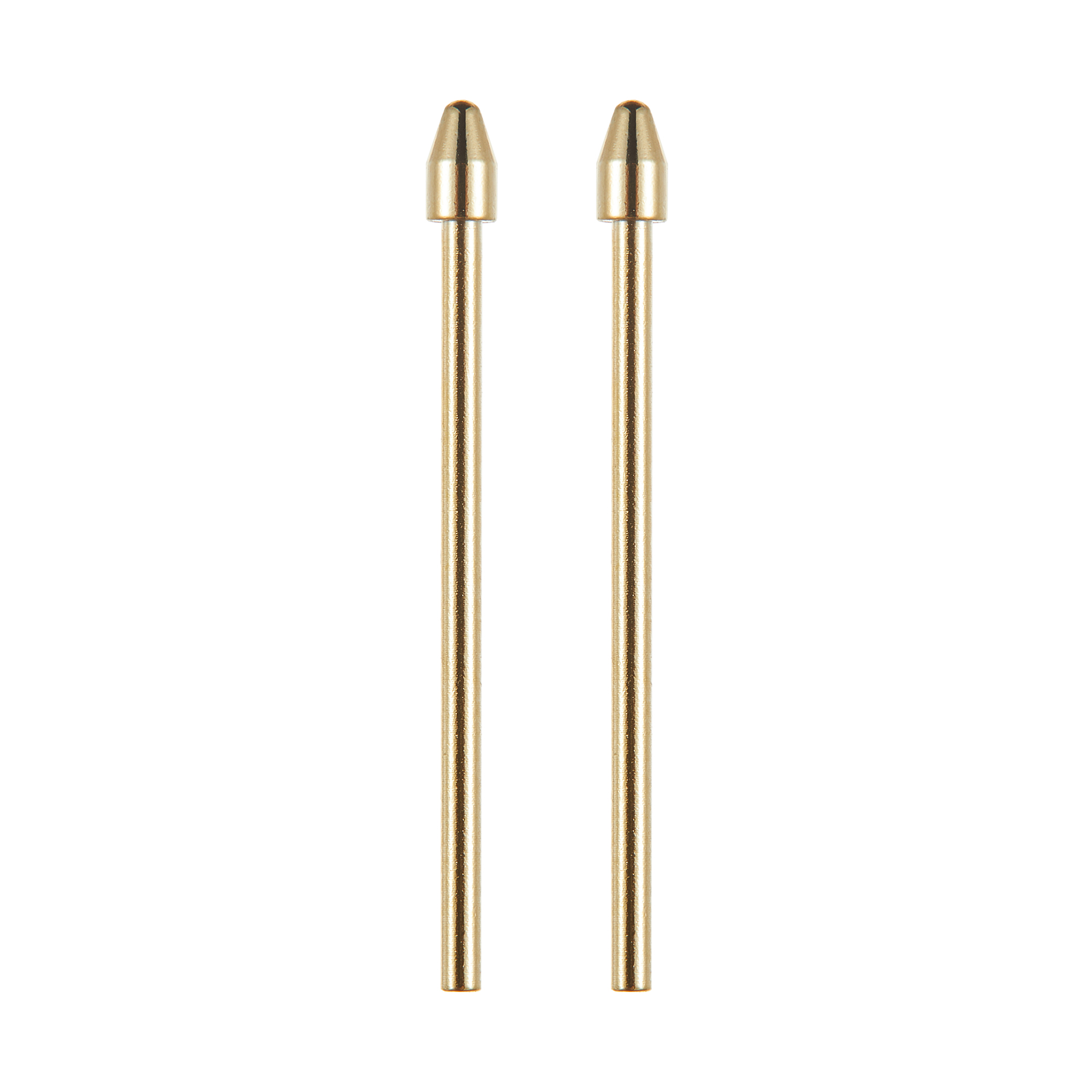 2Pcs Stylus Tip for Samsung Galaxy S25 Ultra / Tab S10 Lite / Note20 Ultra Metal Stainless Steel Pen Tip - Style A / Gold