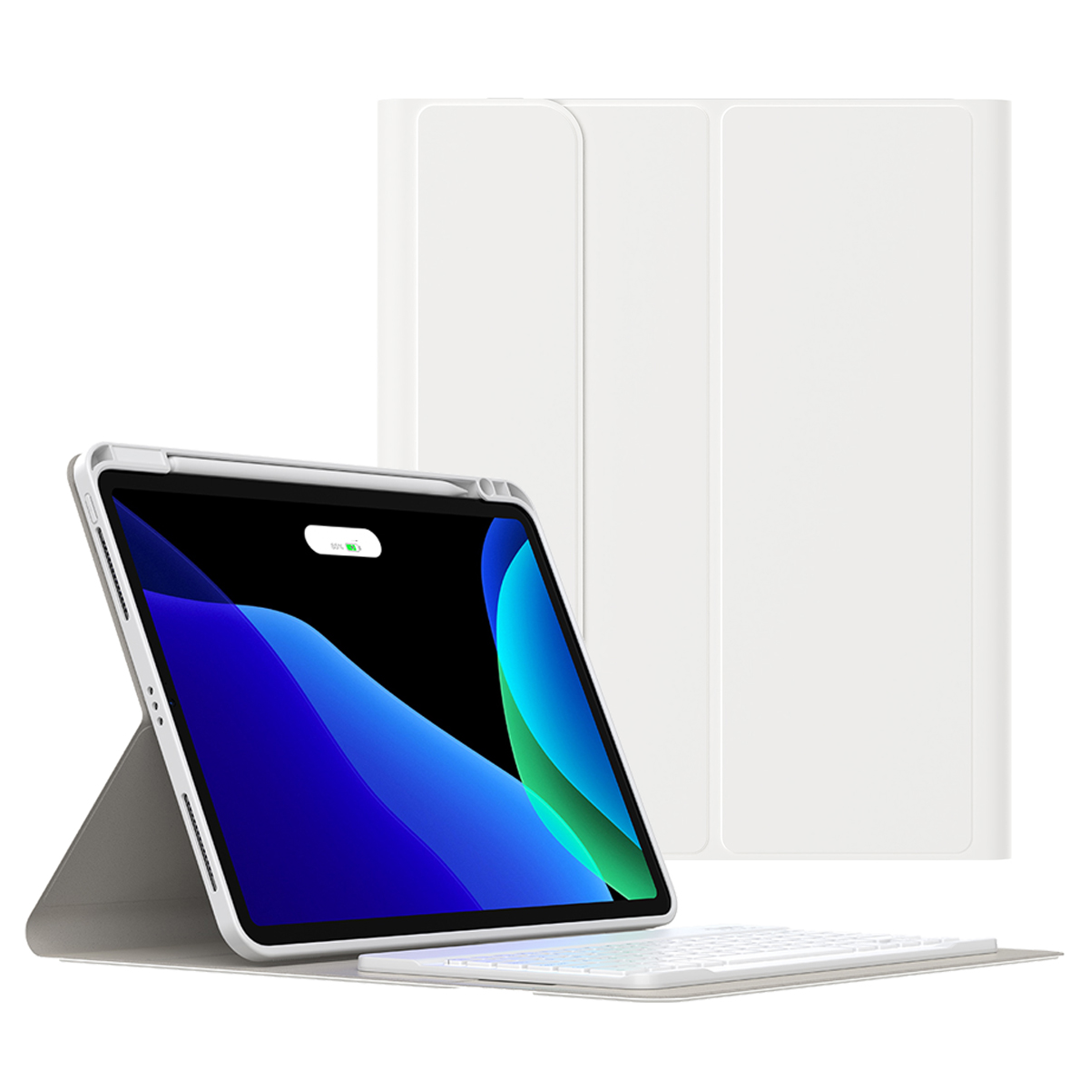 

Baseus For IPad Pro 11-дюймовый (2018/2020/2021) Блеск Съемный Корпус С Клавиш - Белый, iPad Pro 11-inch (2018)