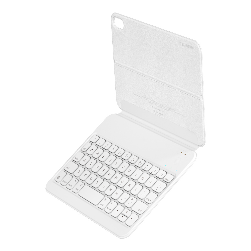 

Essager Für Ipad Mini (2021) 8.3 Zoll Magnetisch Bluetooth-tastatur PU Leder Tablet Stand Hülle - Weiss, iPad mini (2021)
