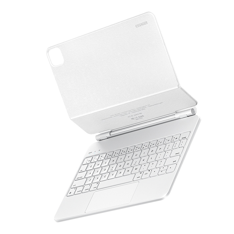 

Essager Für Ipad Pro 11-zoll-magic Bluetooth-tastatur Magnetische Anti-dro-drop-tablet-standhülle - Weiss, iPad Pro 11-inch (2018)