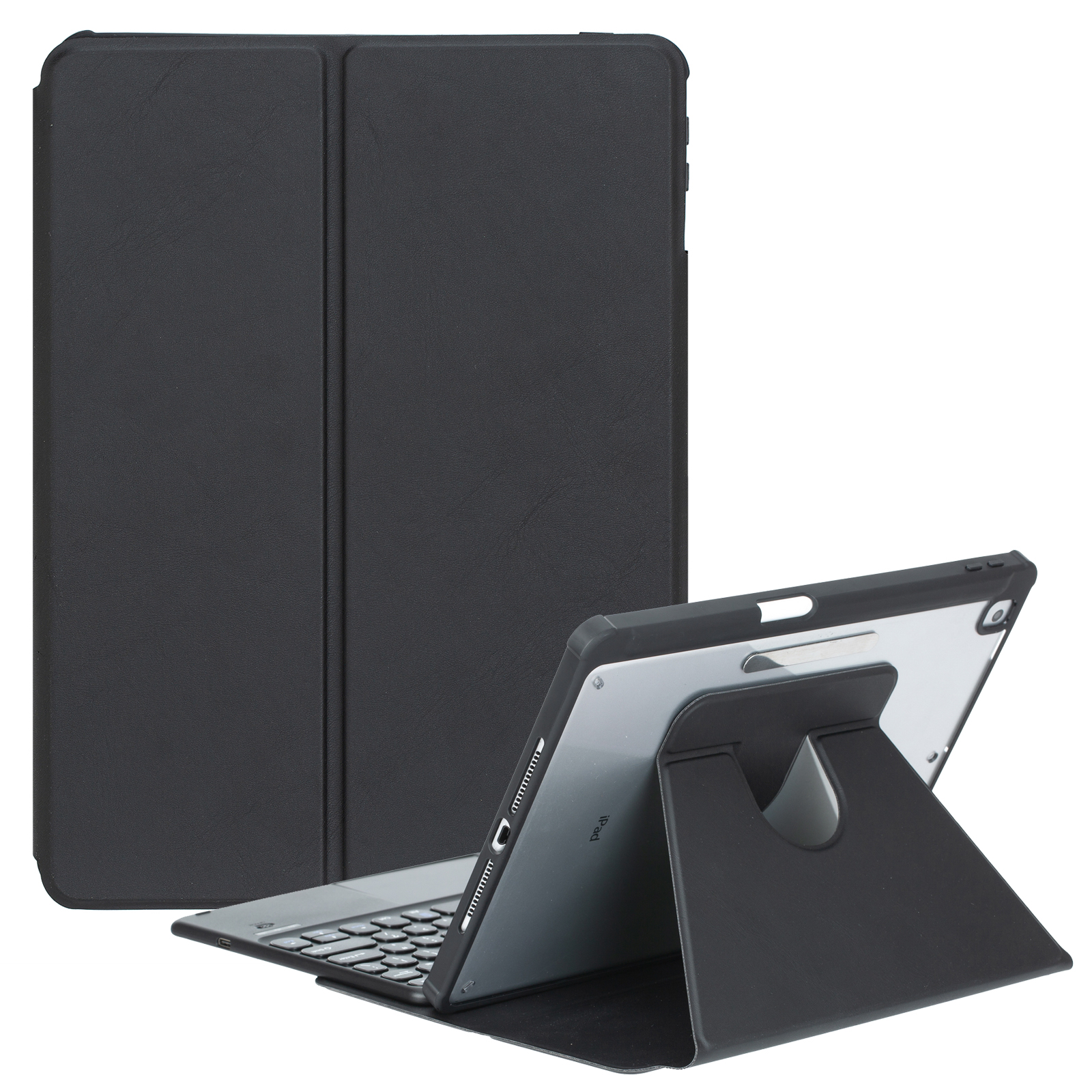 

YL10-A Für Ipad 10.9 (2022) Stoßdichtungssicherer Tablet Lederhülle + Bluetooth-tastatur Mit Touchpad - Schwarz, iPad 10.9 (2022)