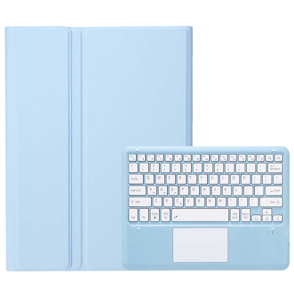 

A910b-a Für Samsung Galaxy Tab S9 Ultra X910 / X916b / X918U Abnehmbare Bluetooth -tastatur Mit Touchpad -schutzhülle - Baby Blau, Galaxy Tab S9 Ultra