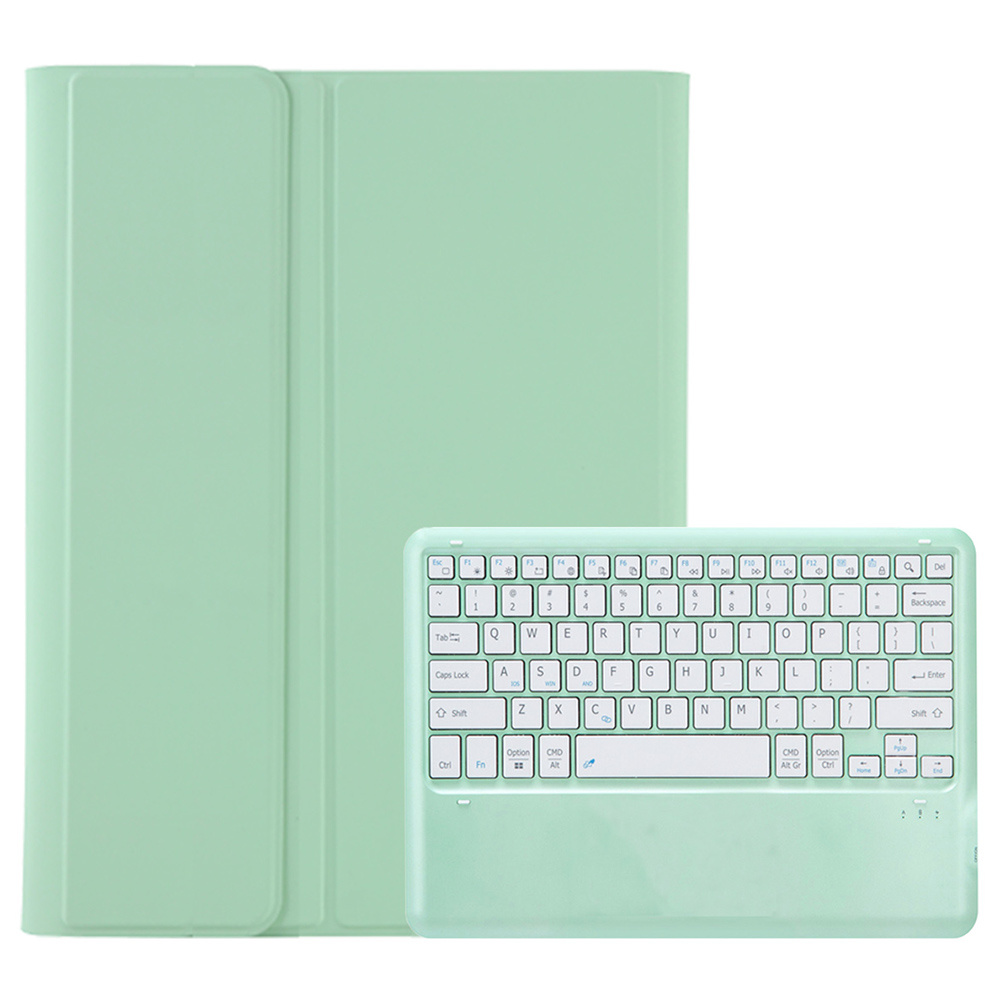 

A910b Für Samsung Galaxy Tab S9 Ultra X910 / X916b / X918U Abnehmbarer Bluetooth -tastatur -hülle Bleistiftschlitz -schutz Tablet -hülle - Hellgrün, Galaxy Tab S9 Ultra