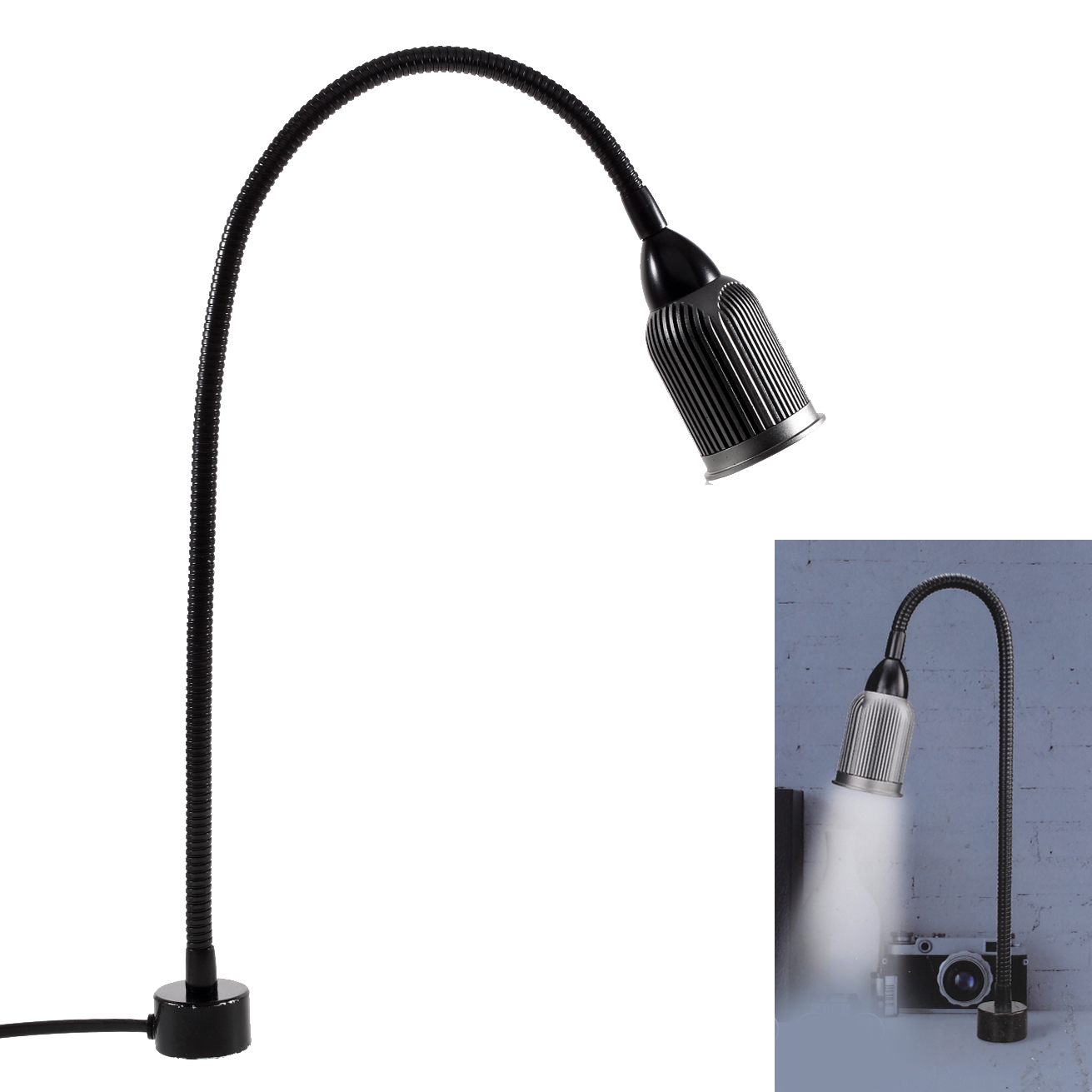 

Flexible LED Task Lamp Work Light with Magnetic Base