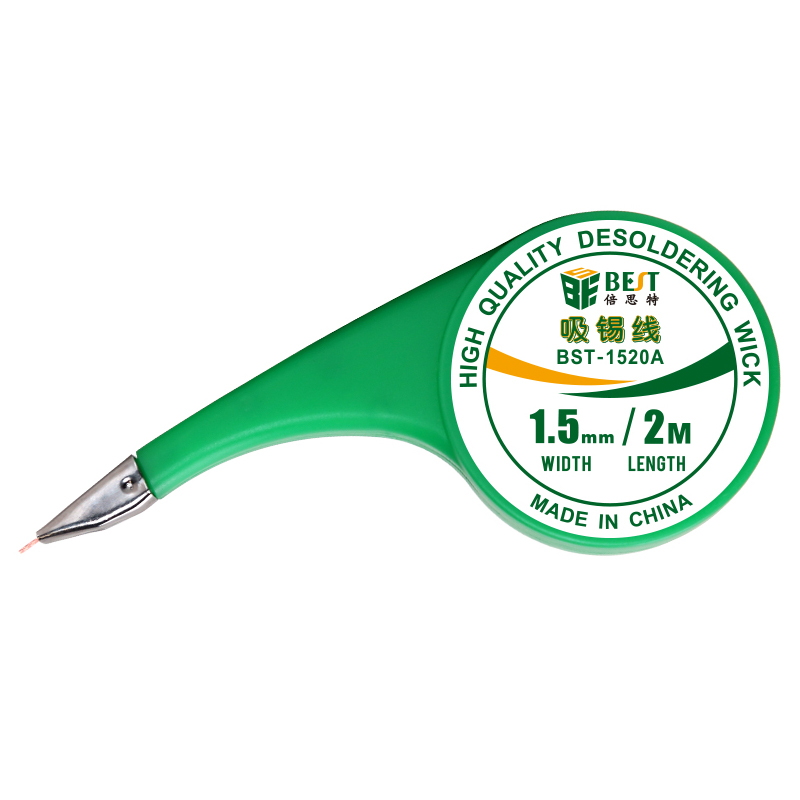 BEST Wick Remover Tin Anti-Hot Desoldering Wick Wire Removal Line Repair Tool - BET-1520A