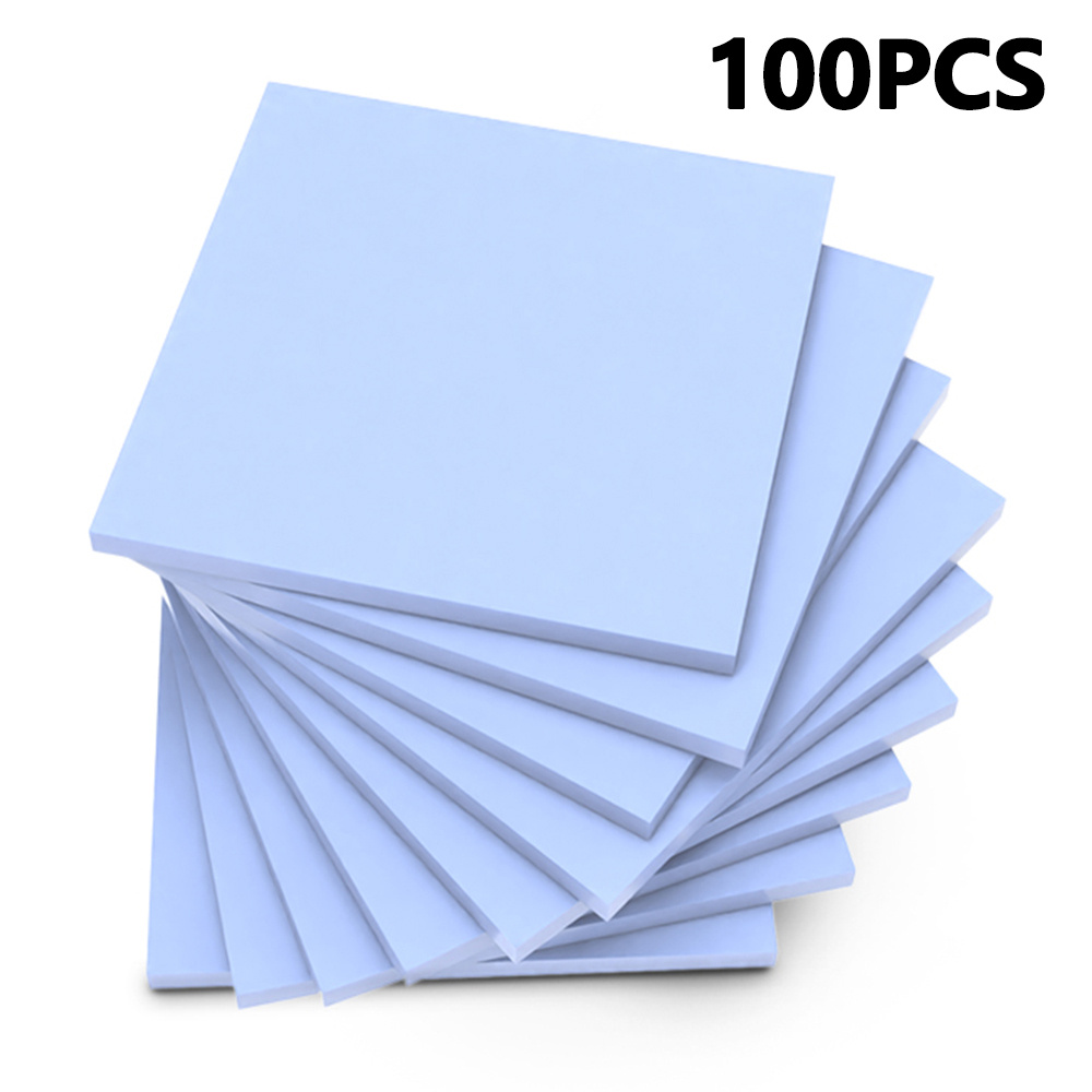 RELIFE RL-098 100PCS Insulating Thermal Silicone Sheet High Thermal Conductivity Non-Conductive Pad