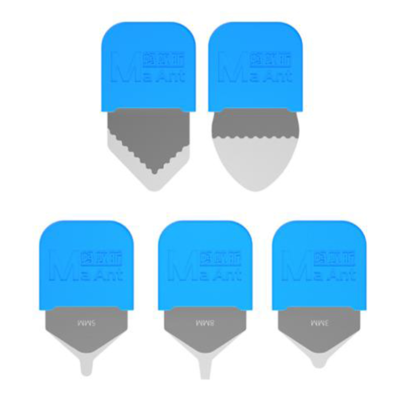 MAANT M074 5Pcs / Set Mobile Phone Repair Tool Kit Curved Screen Disassembly Blades for Smartphone Maintenance