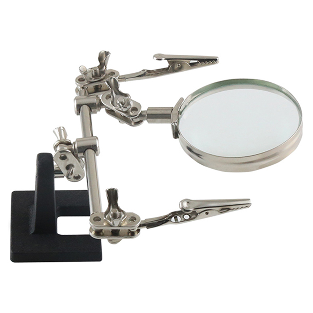 BEST BST-168Z Clip-On Magnifying Glass 3X Magnification Rotatable Lens Magnifiers
