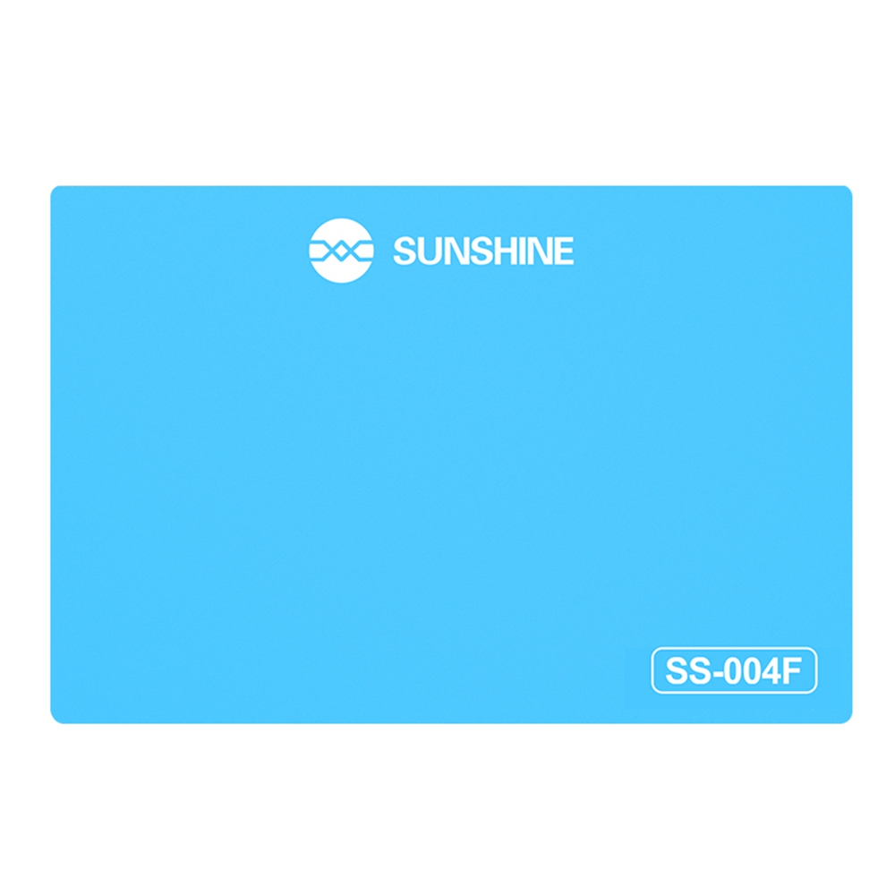 SUNSHINE SS-004F Extra Large Heat Insulation Mat High Temperature Resistant Insulation Pad for Electronic Product Repair Station - Blue