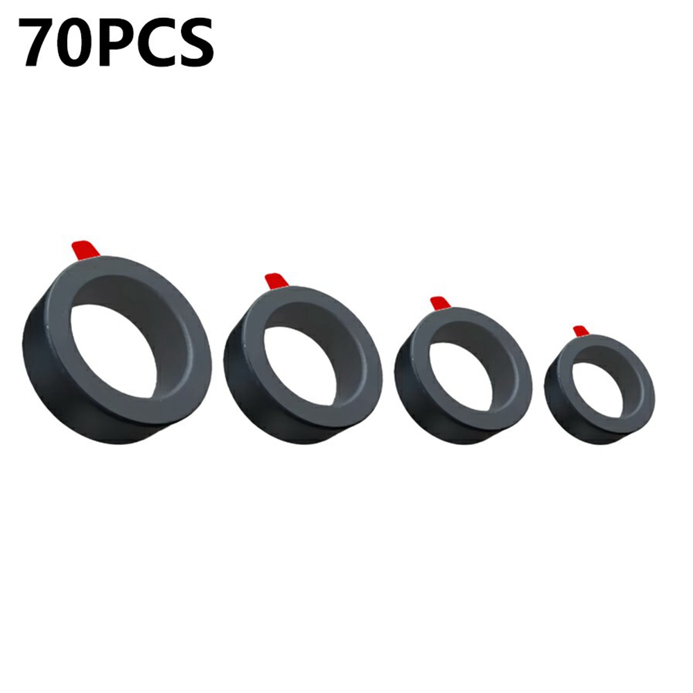 WYLIE 70Pcs 3D Camera Protection Sponge Stickers Phone Camera Repair Protective Rings