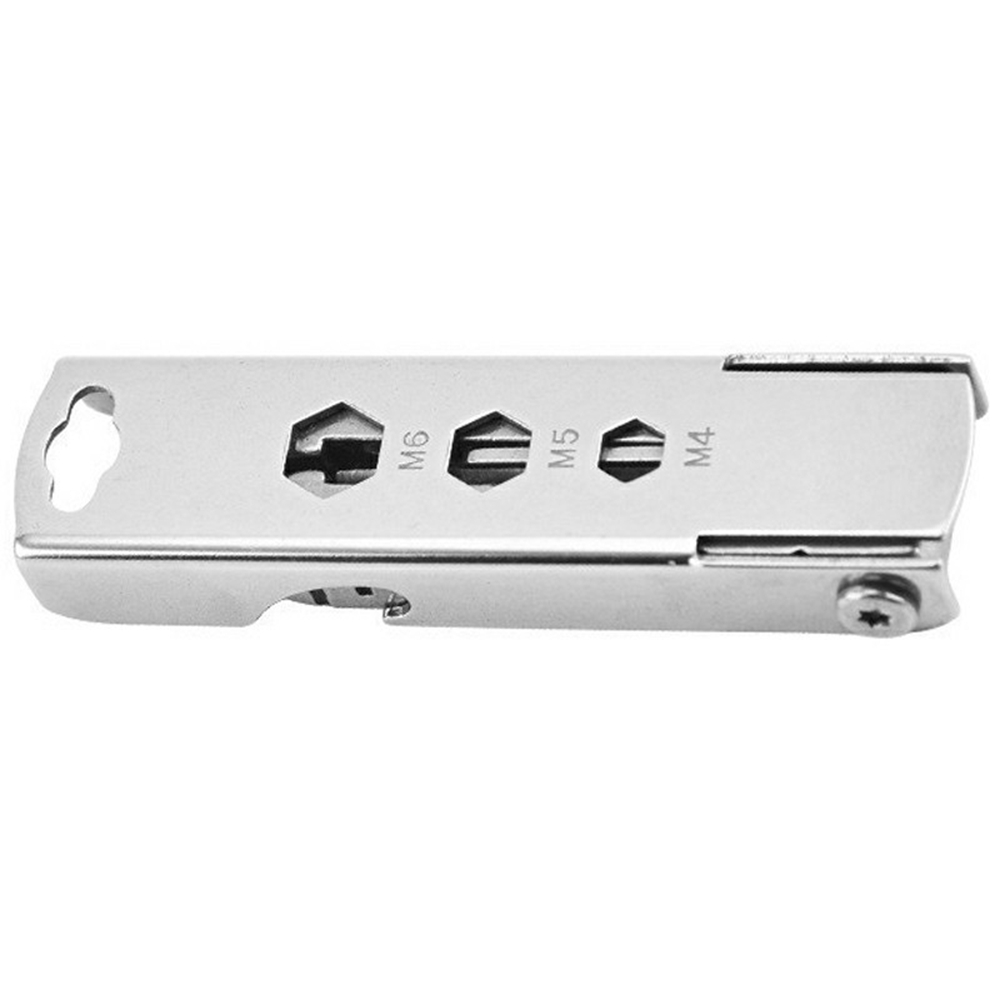 7 in 1 Stainless Steel Multi-Function Tool SIM Card Ejector Screwdriver Bottle Opener Nail File Set