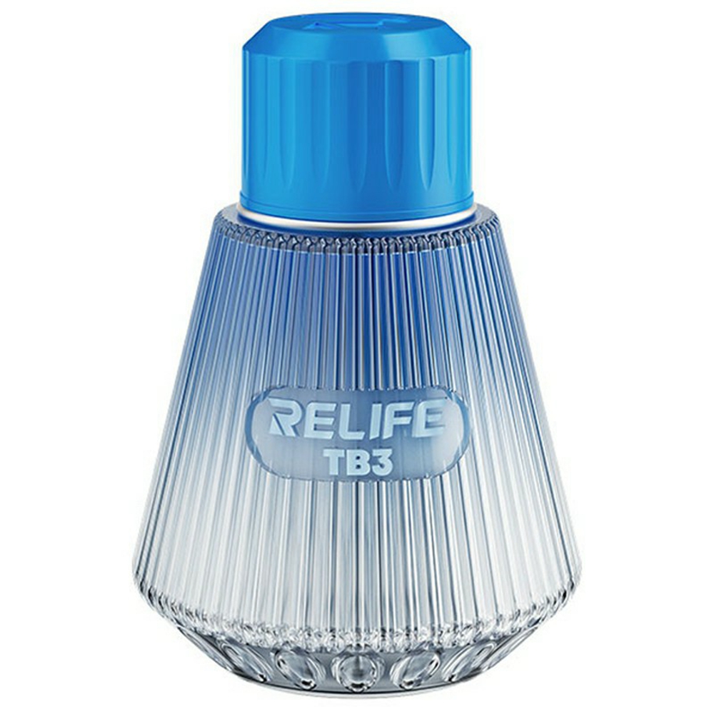 RELIFE TB3 Copper Core Pump Solvent Bottle 150ml Press Dispense Storage Device For PCB Cleaner Alcohol - Blue