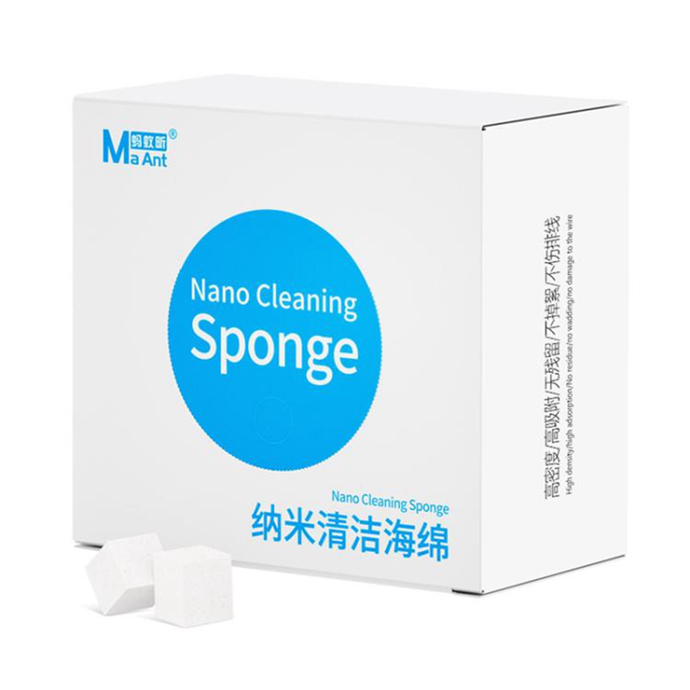 MAANT 500Pcs / Box High Density Nano Cleaning Sponge No Residue Electronic Maintenance Tools for Electronics PCB Chip Screen