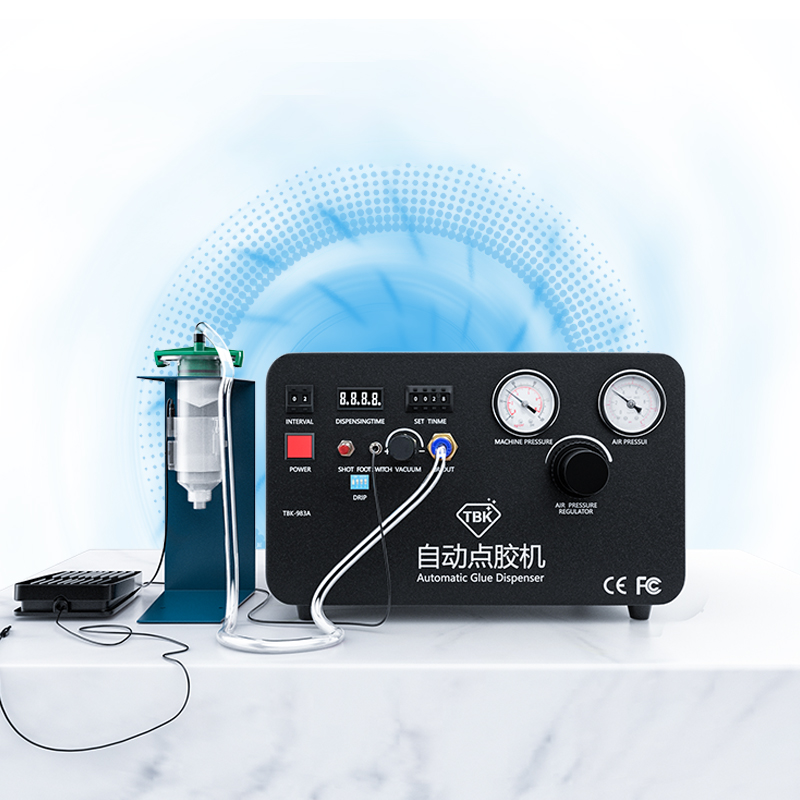 

TBK983A Automatischer Kleberspender in Der Pumpe Mit Mittlerem Rahmen Tropfkleber -injektionsinjektionsinstrument Eingebaut - EU -stecker