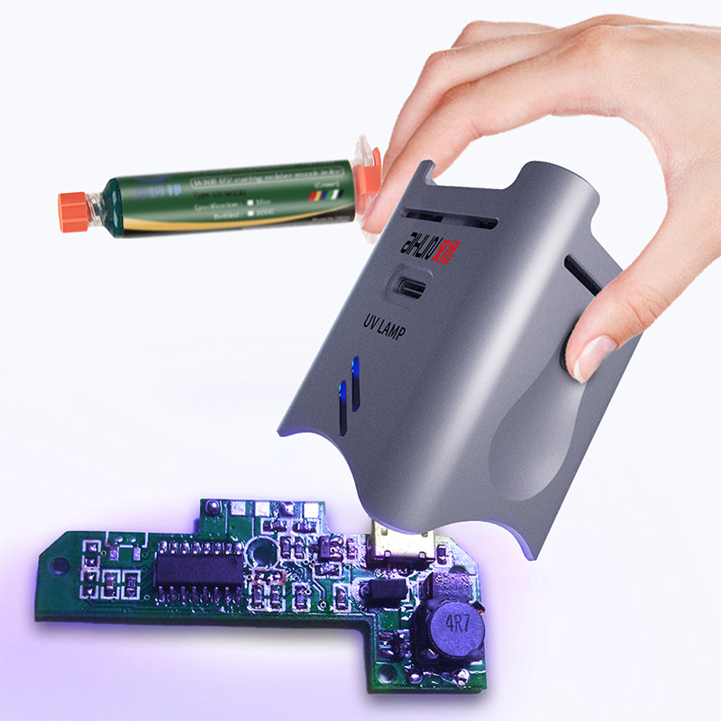 

Alhun Hurrikan UV-Härtungsleuchte-Werkzeug Für LCD-Grünöl / BGA Motherboard Lila Lichtkleber