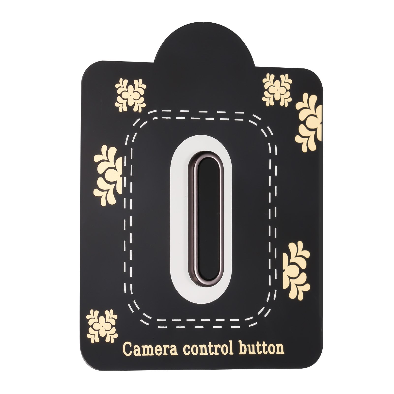Camera Control Button For iPhone 16 / 16 Plus / 16 Pro / 16 Pro Max Sensitive Smart Control Capture Button Protector - Black+Silver