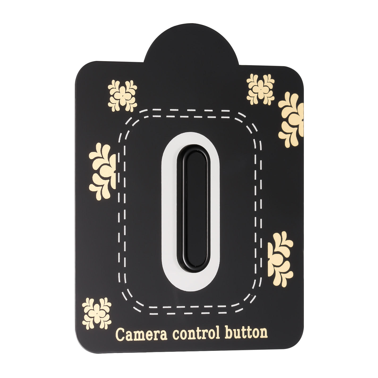 Camera Control Button For iPhone 16 / 16 Plus / 16 Pro / 16 Pro Max Sensitive Smart Control Capture Button Protector - Black