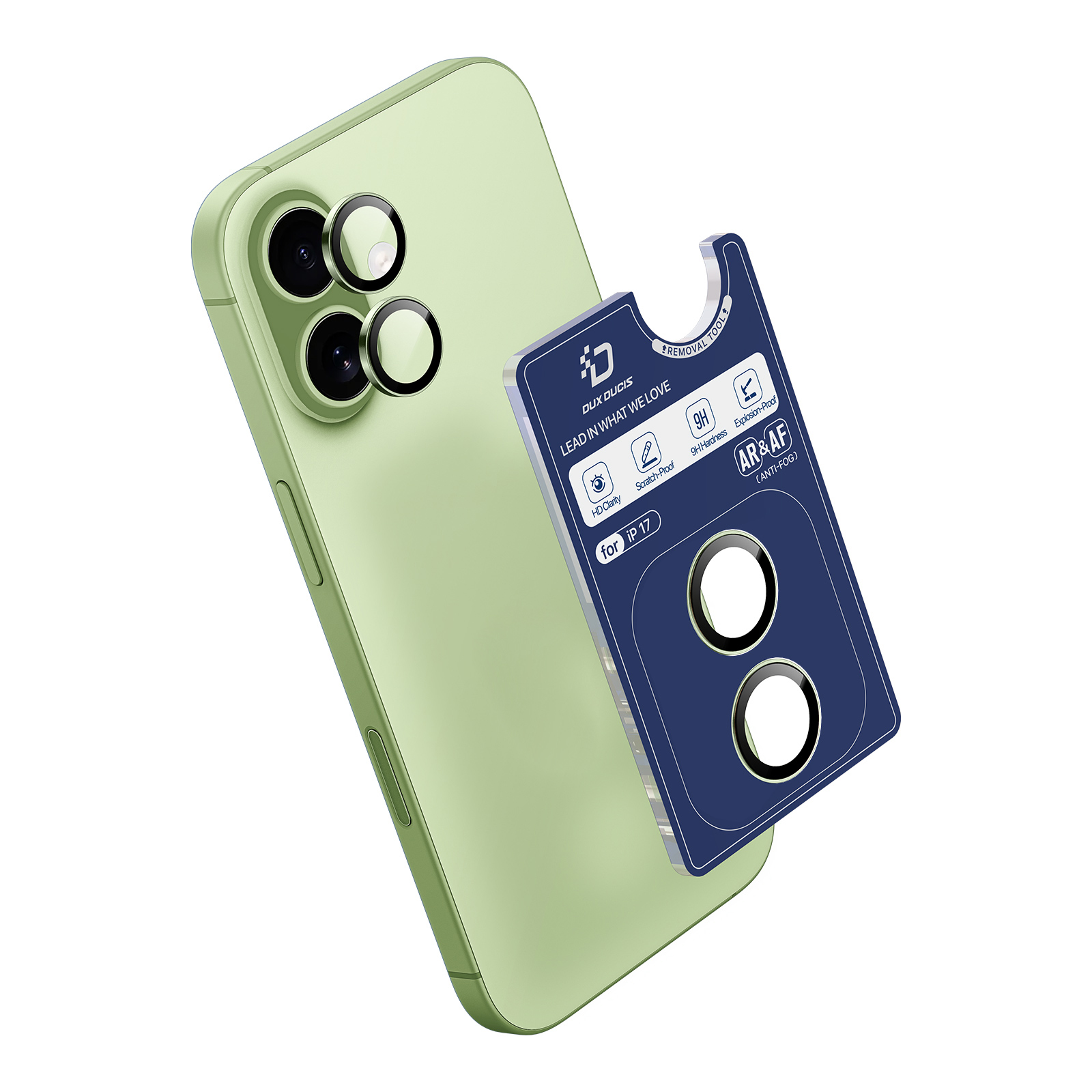DUX DUCIS For iPhone 17 Camera Lens Protector  HAWK Series Tempered Glass Lens Protector - Sage
