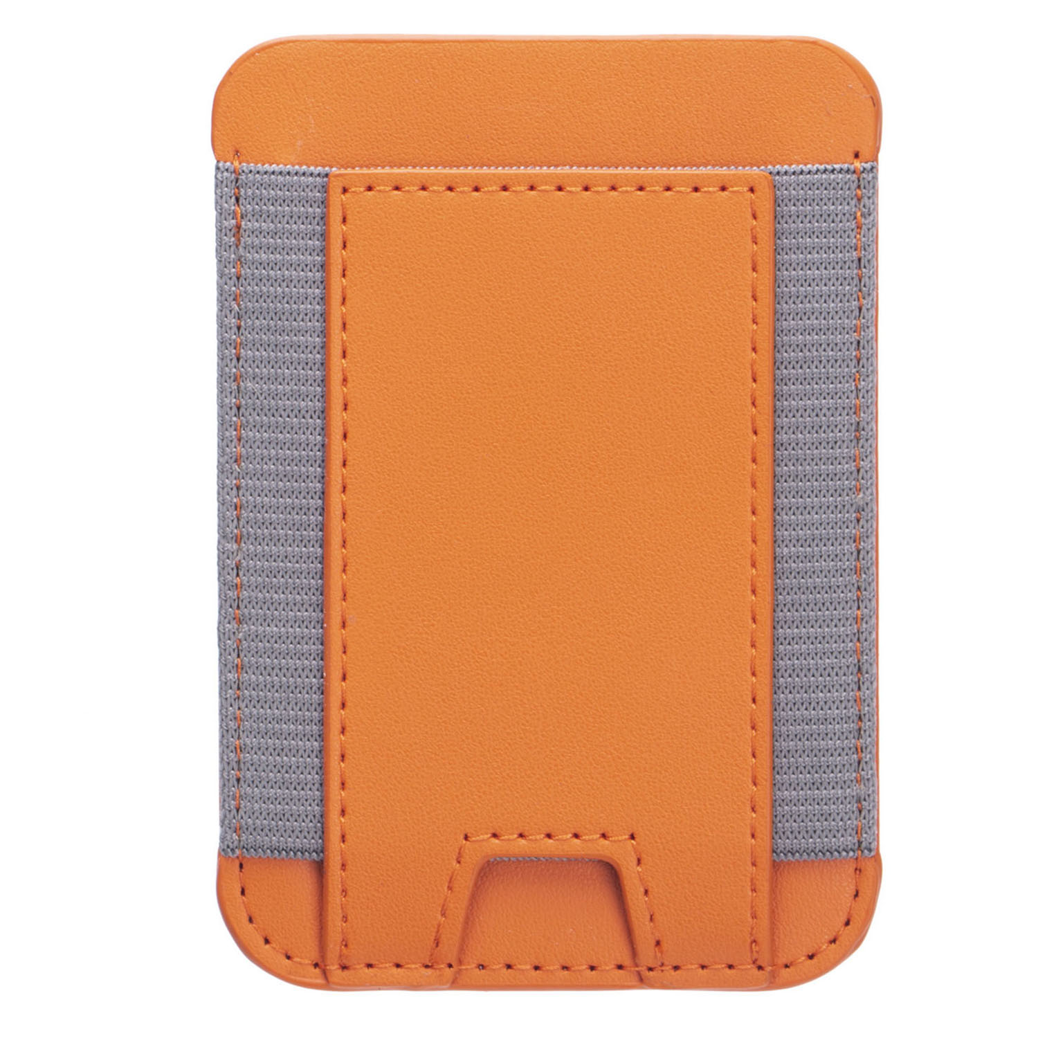 

Dehnbarer Magnetkartenhalter Für Iphone 14 / 13 / 12 Serie PU Leather Card Cash Bud Beutel - Orange, iPhone 14 Pro Max