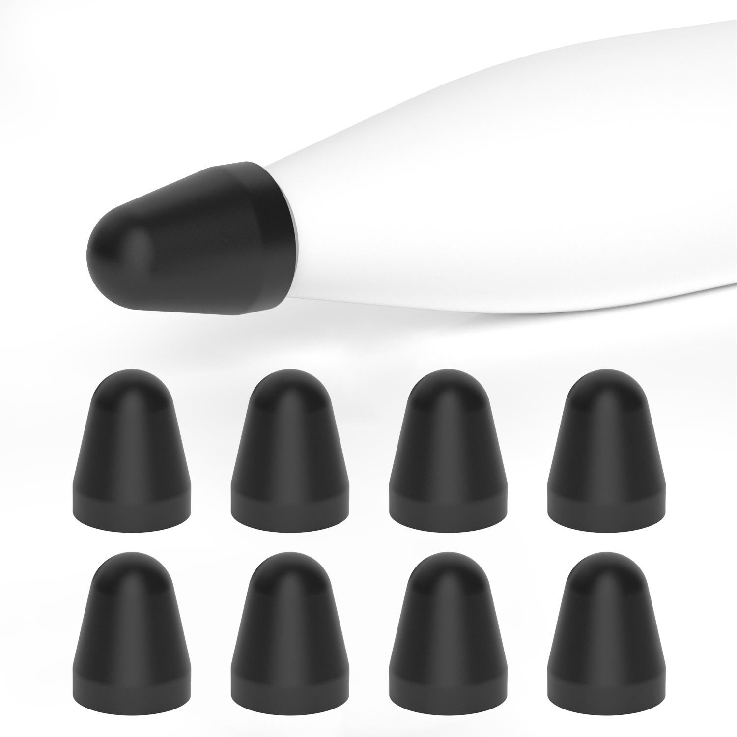 

8pcs / Set Stylus Pen Nib -abdeckung Für Den Xiaomi Smart Pen (Gen 2), TPU -stift -tipphülle - Schwarz, Xiaomi Smart Pen (Gen 2)
