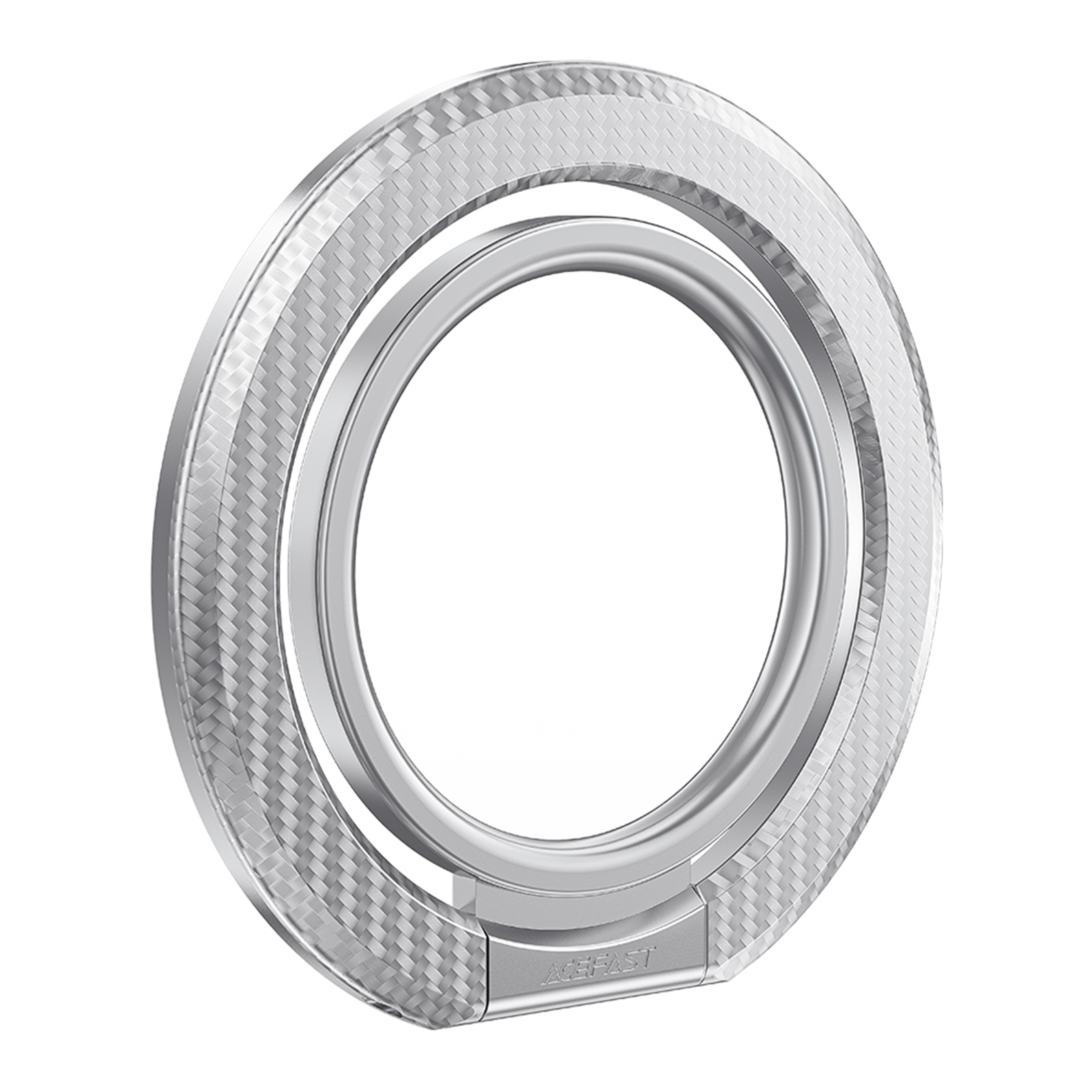ACEFAST P1 For iPhone 15 / 14 / 13 / 12 Series Magnetic Ring Holder Aluminum Alloy Kickstand - Silver