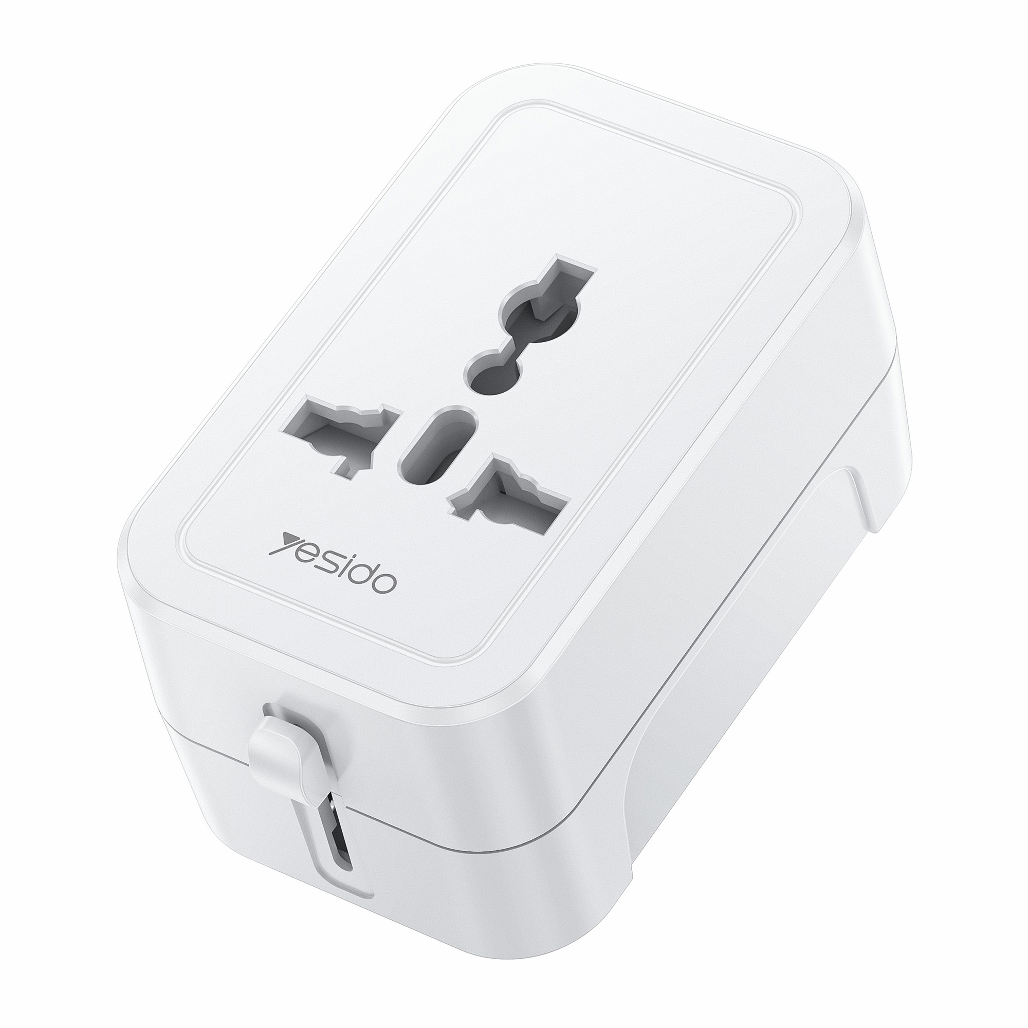 YESIDO MC32 Universal Travel Adapter Multi-Nation Compatibility 1380W Global Plug Converter