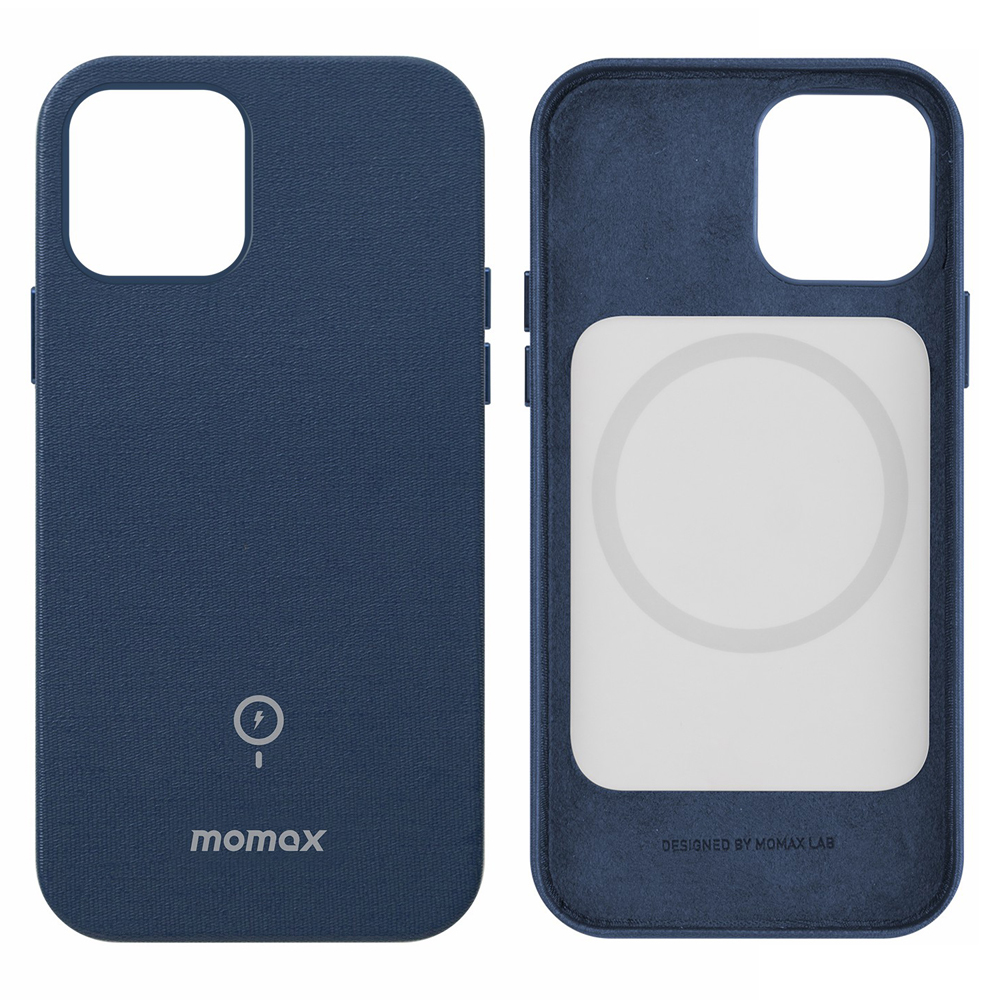 

Момакс Гибридная Задняя Крышка Для IPhone 12 Pro Max Magsafe Магнитный Корпус (сертифицированный Apple MFM) - Синий, iPhone 12 Pro Max
