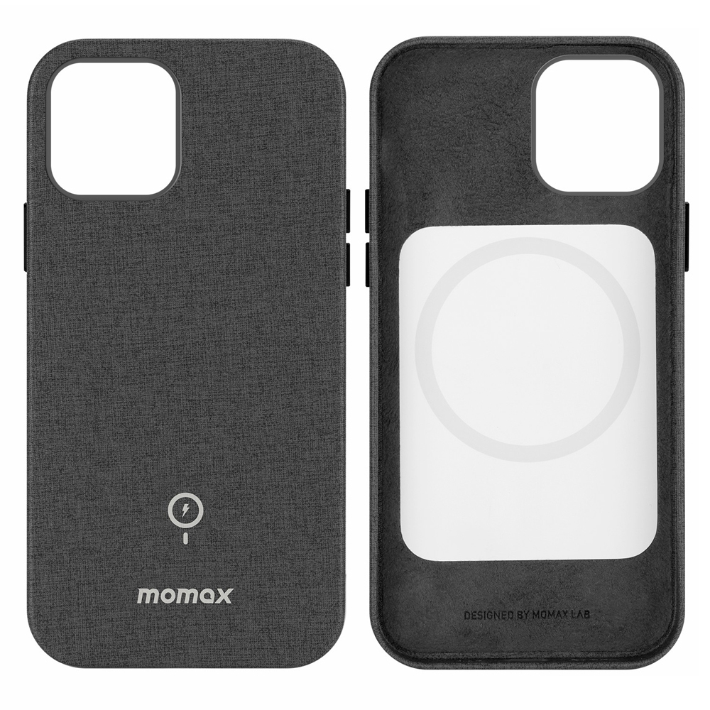 

Защитная Задняя Крышка MOMAX Для IPhone 12 Mini Magsafe Магнитный Чехол (сертифицирован Apple MFM) - Темно-серый, iPhone 12 mini