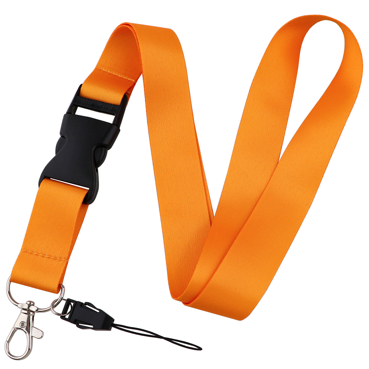 Solid Color Phone Lanyard ID Card Holder Neck Strap Mobile Phone Tag Key Chain - AL948-12