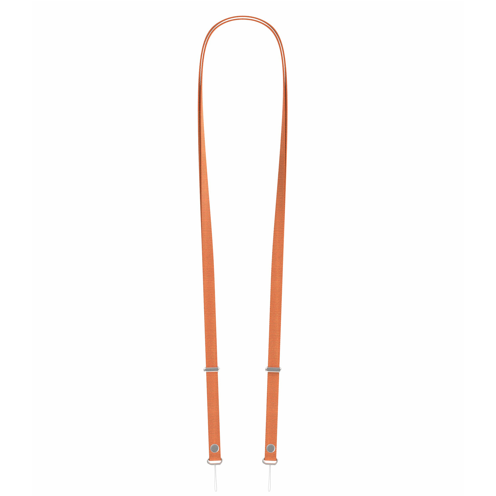 Quick Release Phone Lanyard Compatible with iPhone 17 Case Detachable Magnetic Buckle Neck Strap - Orange