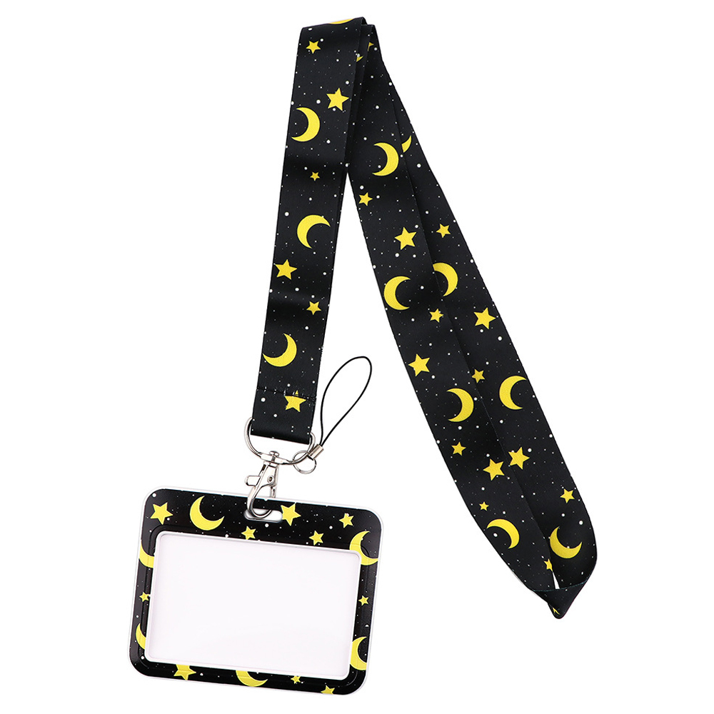 

Telefon Lanyard Mit Abzeichenhalter Moon Planet Astronauten Schlüsselbundhals Hals Lanyard Gurt ID Halter - Al872-2, Universal