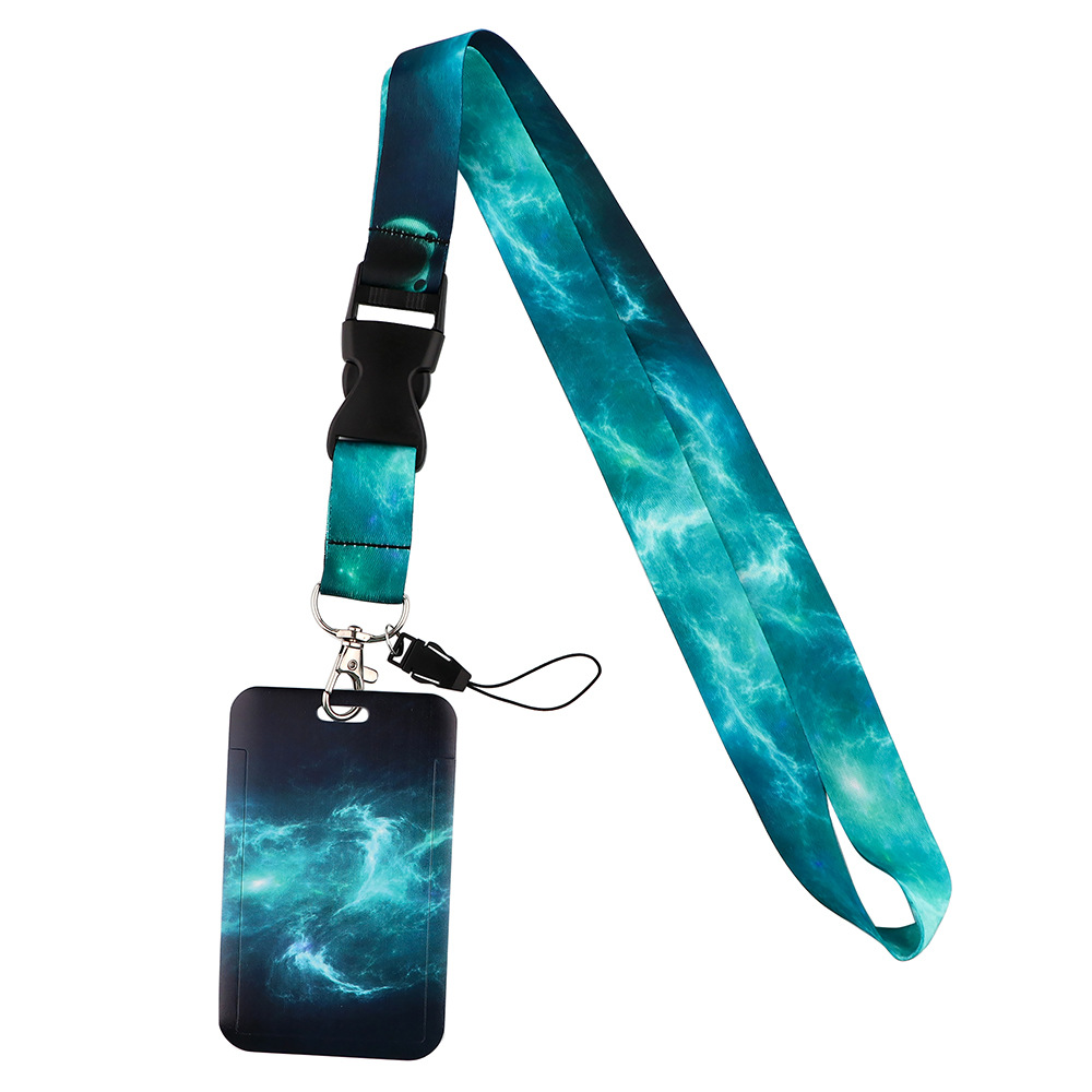 

Starry Sky Series Neck Lanyard Mit ID -abzeichenhalter Schlüsselbund Handygurt Für Das Schulbüro - Al827-7, Universal