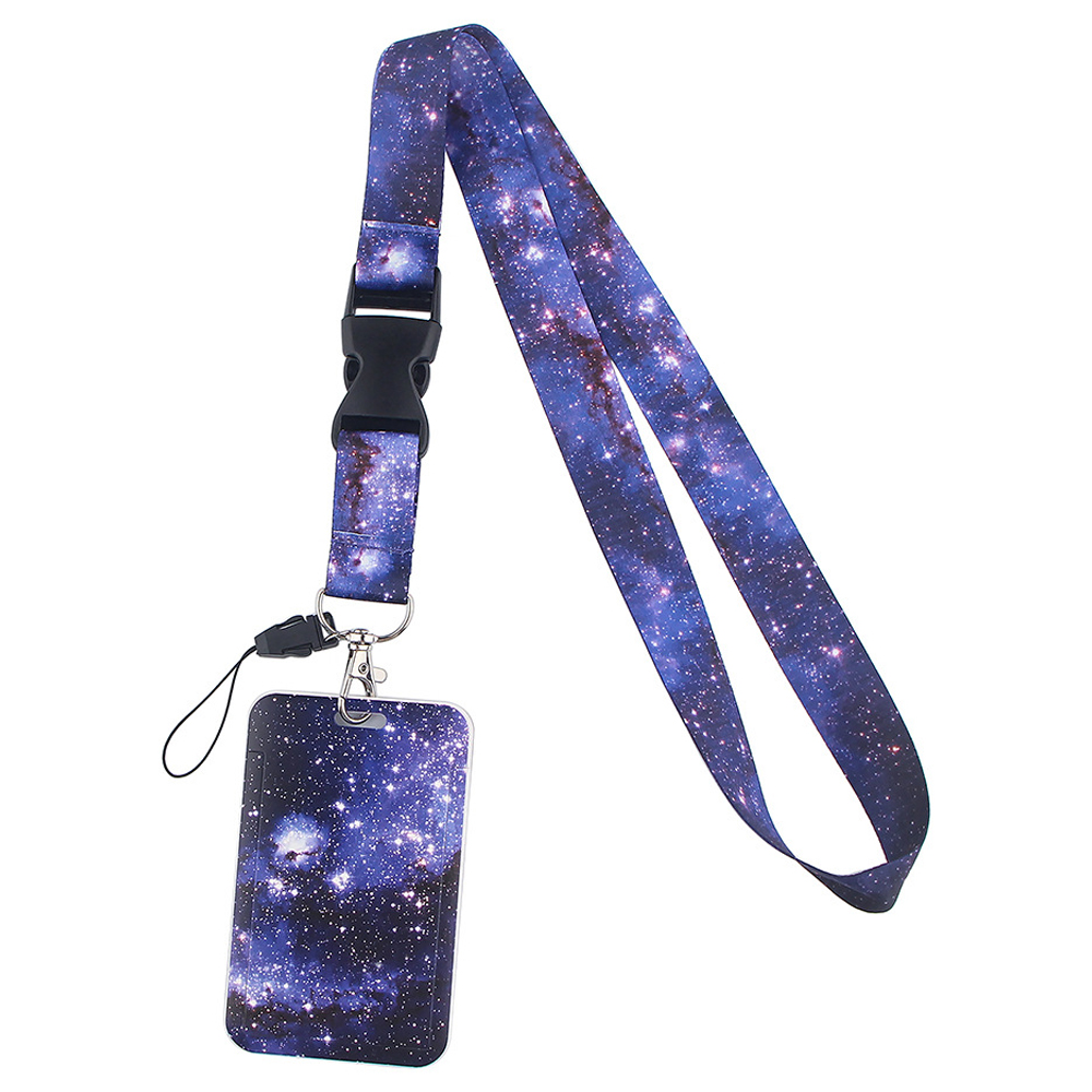

Starry Sky Series Neck Lanyard Mit ID -abzeichenhalter Schlüsselbund Handygurt Für Das Schulbüro - Al827-11, Universal