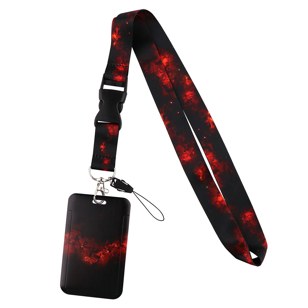 

Starry Sky Series Neck Lanyard Mit ID -abzeichenhalter Schlüsselbund Handygurt Für Das Schulbüro - Al827-1, Universal